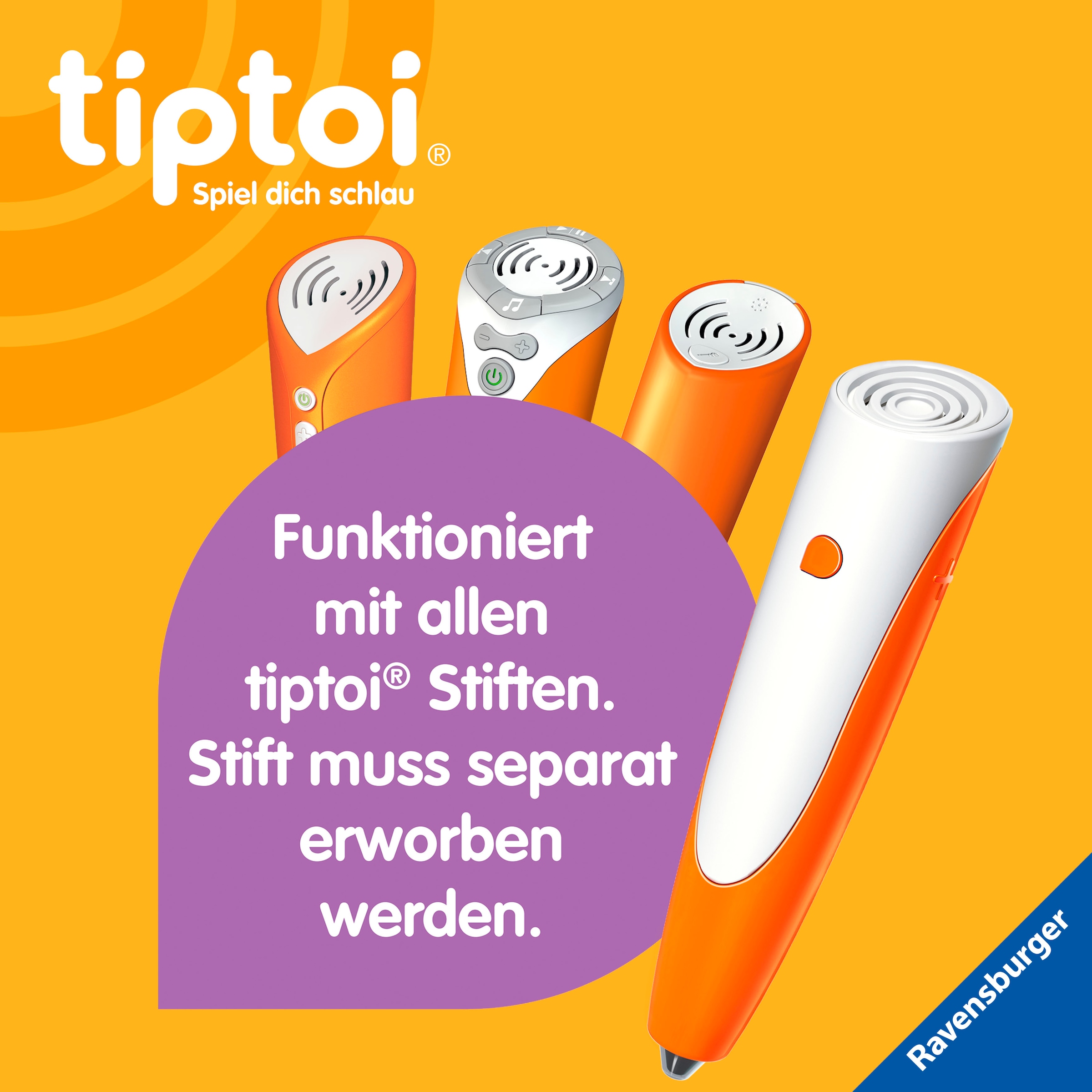 Ravensburger Kinderbuch »tiptoi® Abenteuer Großwerden - Piet kommt in den Kindergarten« Made in Europe