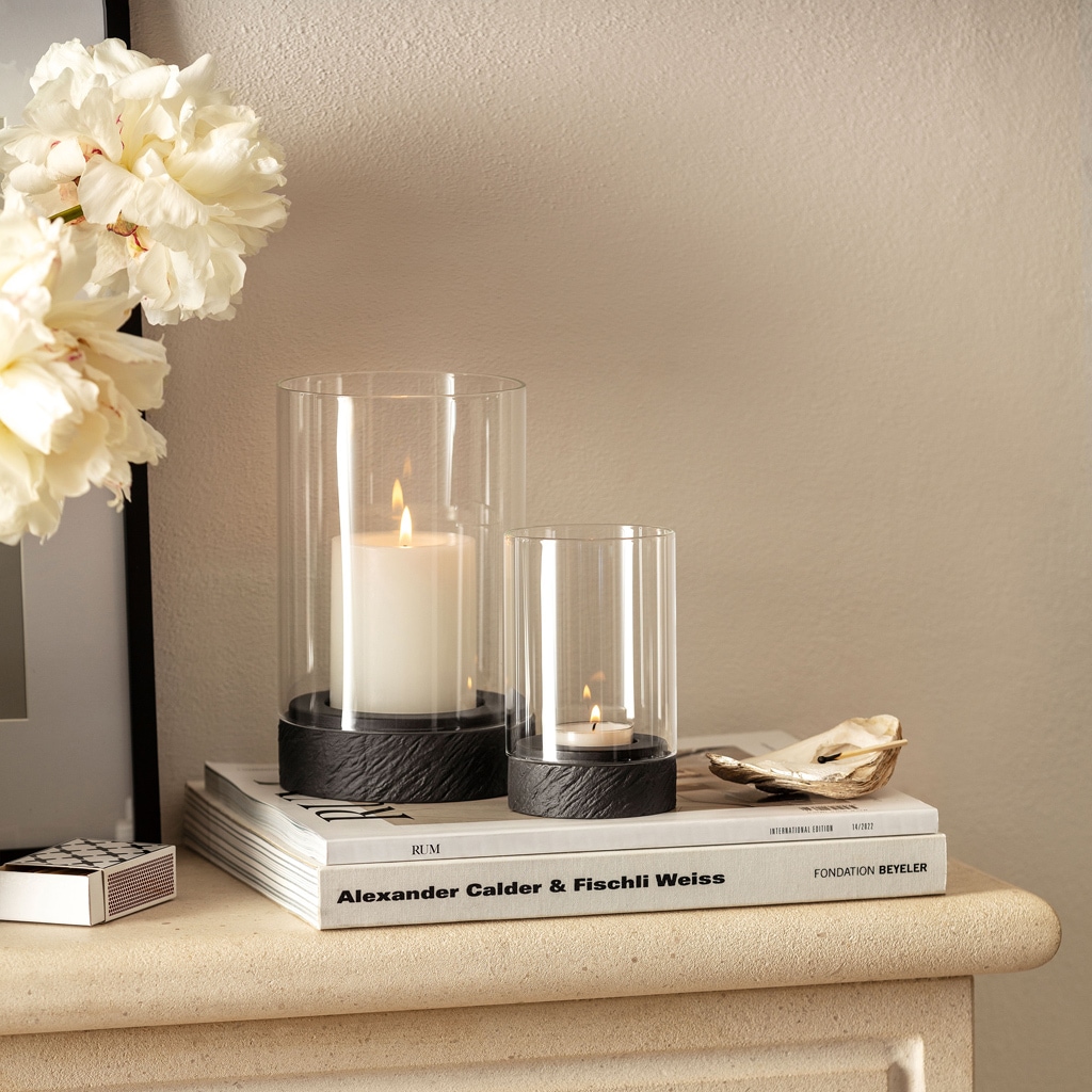 Villeroy & Boch Windlicht »Windlicht Manufacture Rock Home 13 cm schwarz«