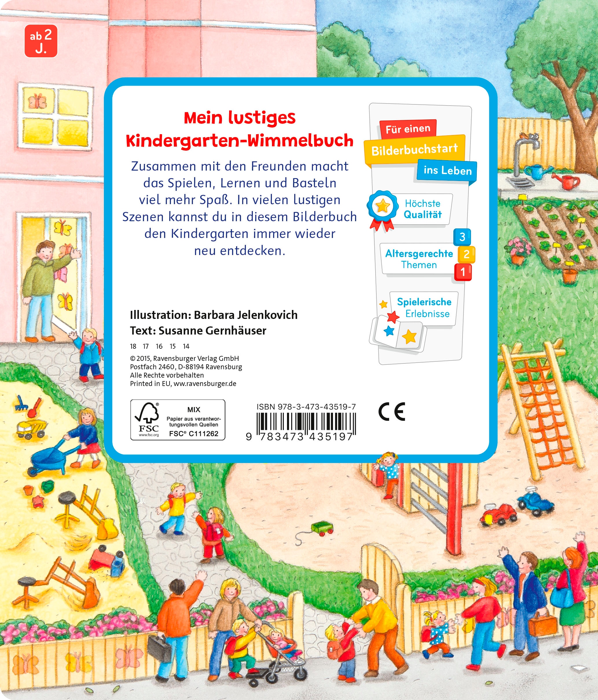 Ravensburger Buch »Pappbilderbuch, Sachen suchen: Im Kindergarten«