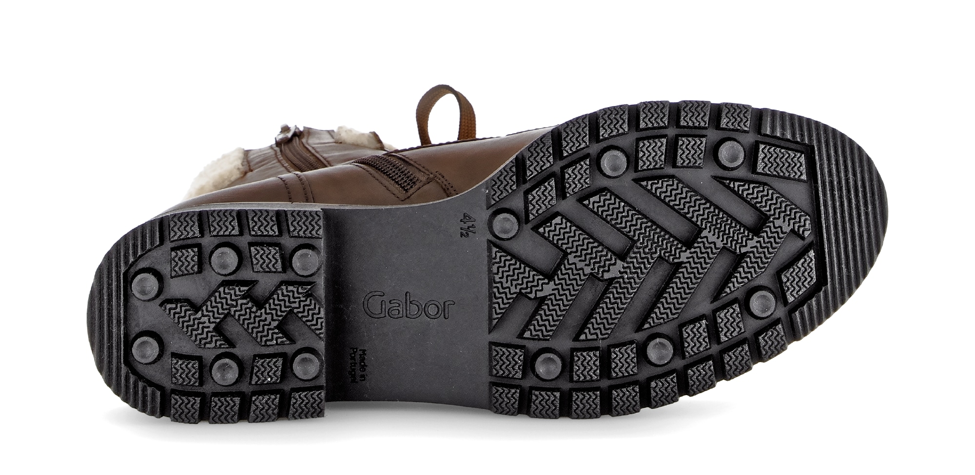 Gabor Winterstiefelette »GENUA«  , Blockabsatz, Winterboots mit Teddyplüsch-Kragen