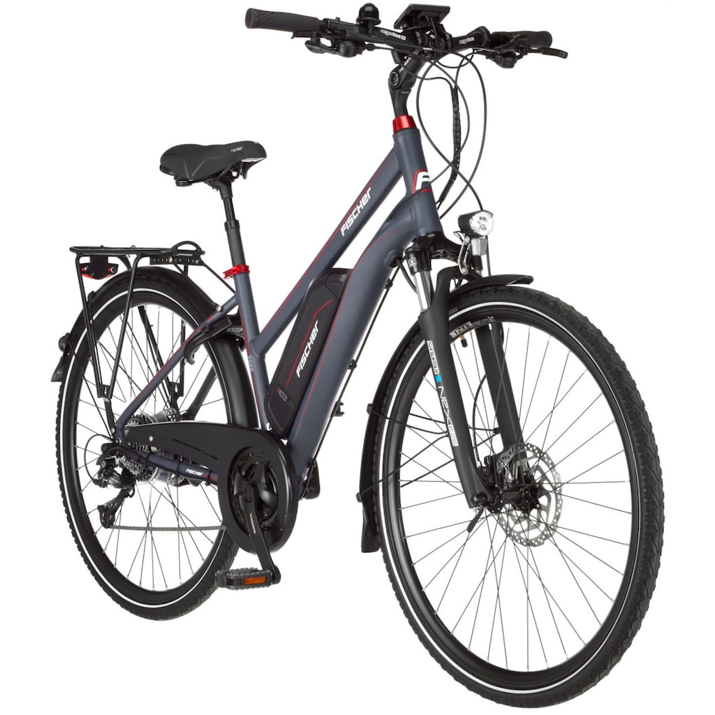 FISCHER Fahrrad E-Bike »VIATOR ETD 2222 557«, 24 Gang, Shimano, Altus, Heckmotor 250 W