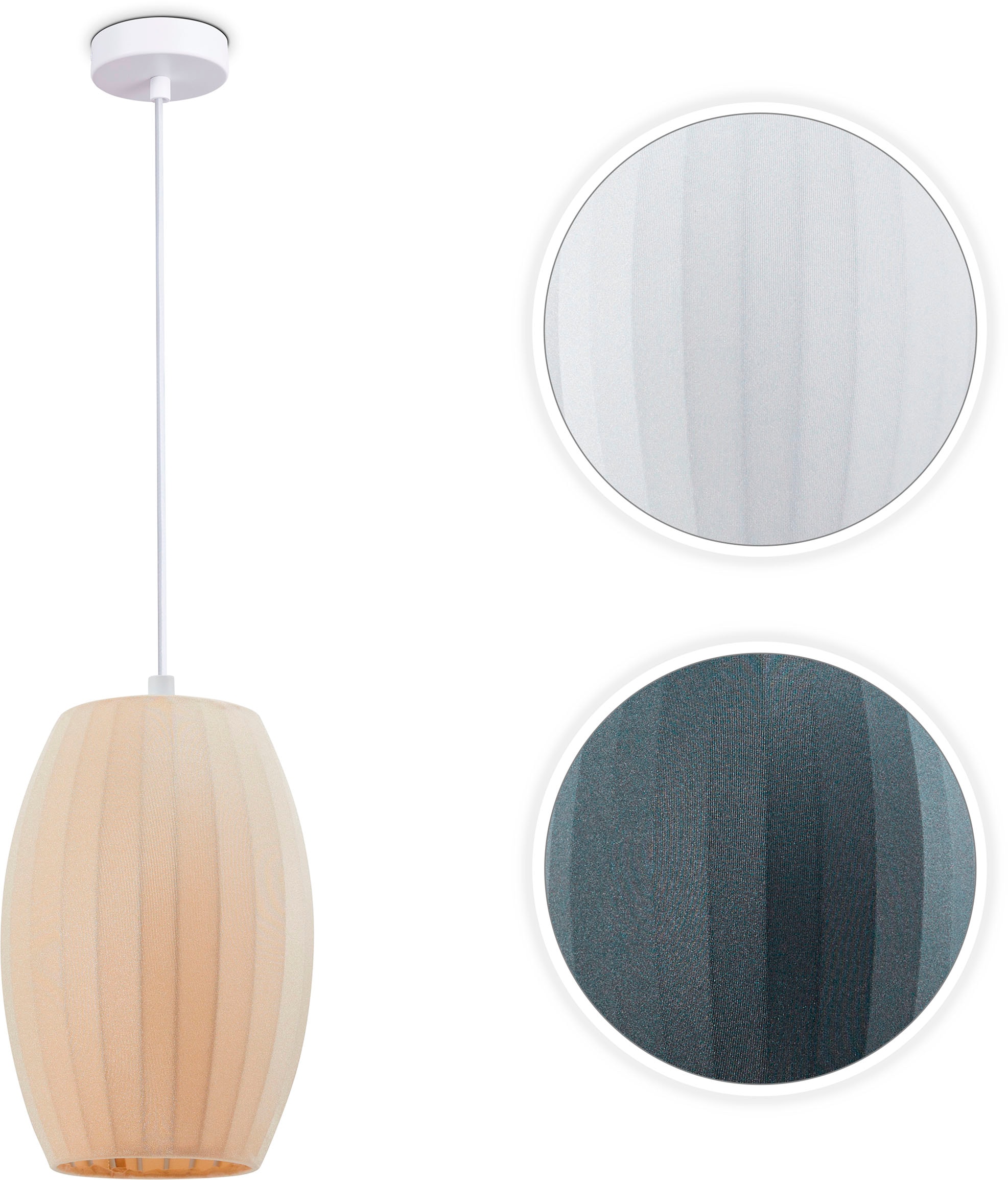 Paco Home Pendelleuchte »HUGO PD1« E27