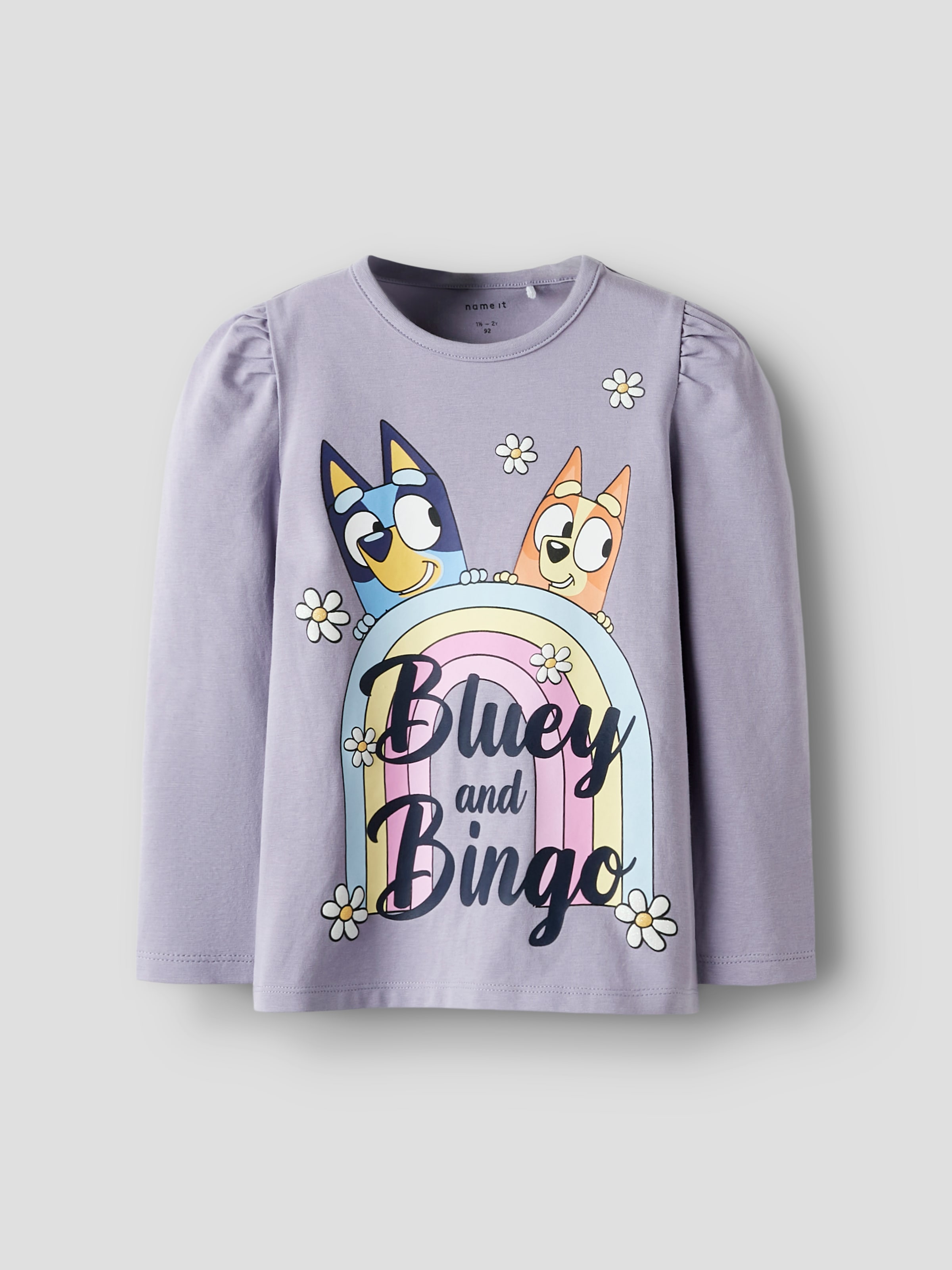Name It Langarmshirt »NMFJESSIE BLUEY LS TOP BOX NOOS SKY«
