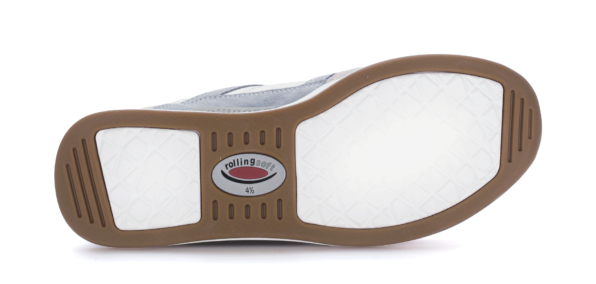 Gabor Rollingsoft Keilsneaker  , Freizeitschuh, Halbschuh, Schnürschuh mit Kontrastbesätzen, G-Weite