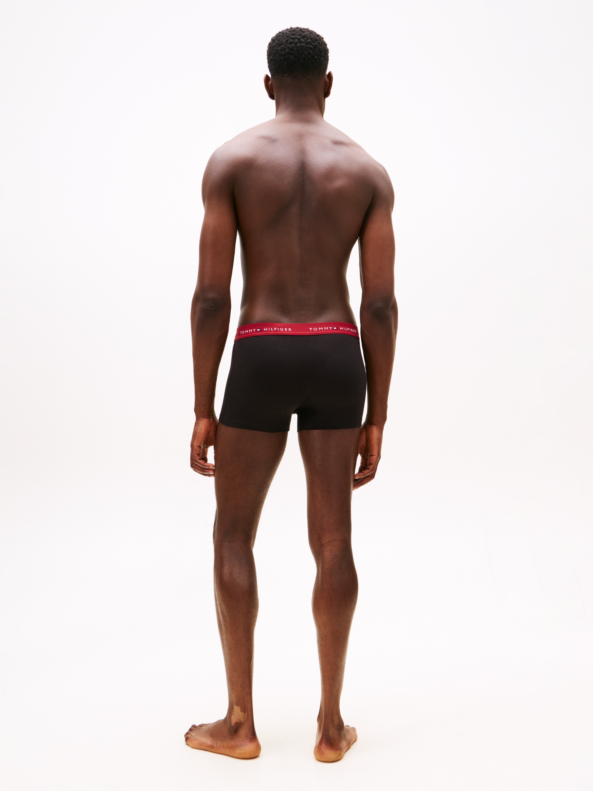 Tommy Hilfiger Underwear Trunk »3P WB TRUNK« Packung, 3er-Pack, 3 Stk. mit Logo-Elastikbund