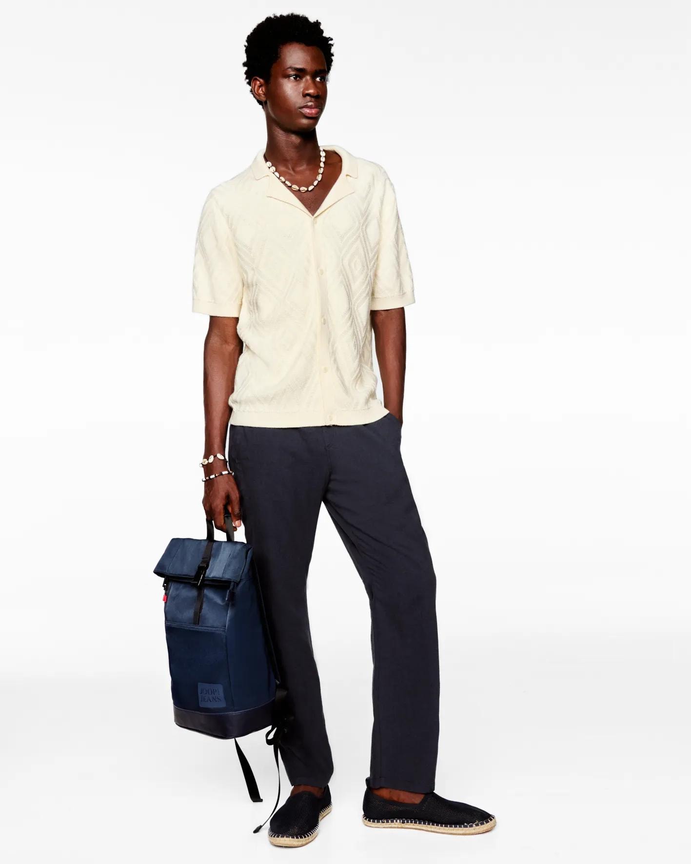 Joop Jeans V-Shirt »Diamor« aus Strick, mit Reverskragen