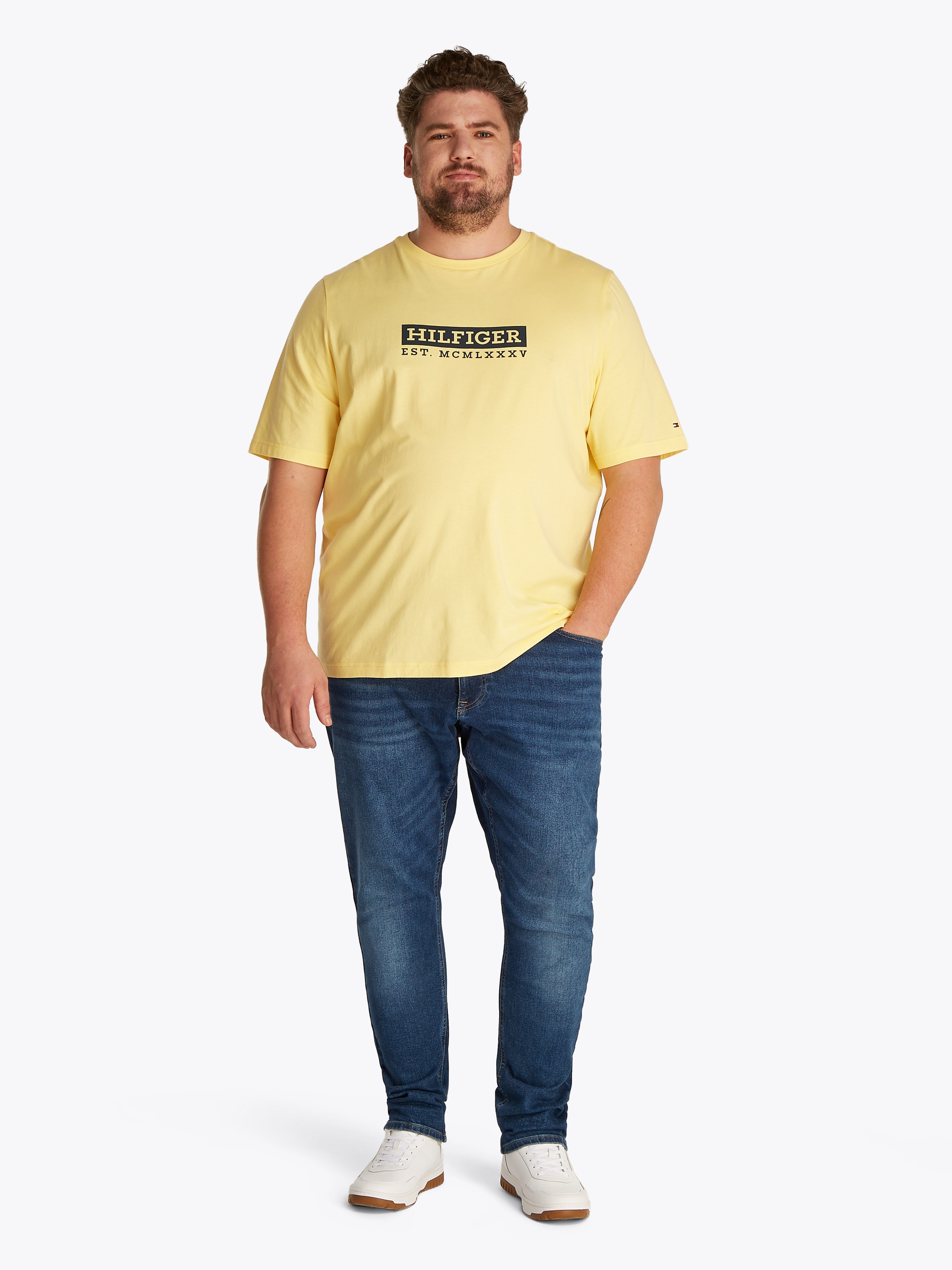 Tommy Hilfiger Big & Tall Kurzarmshirt »BT-COLOUR TO COLOR GRAPHIC TEE-B«, Große Größen