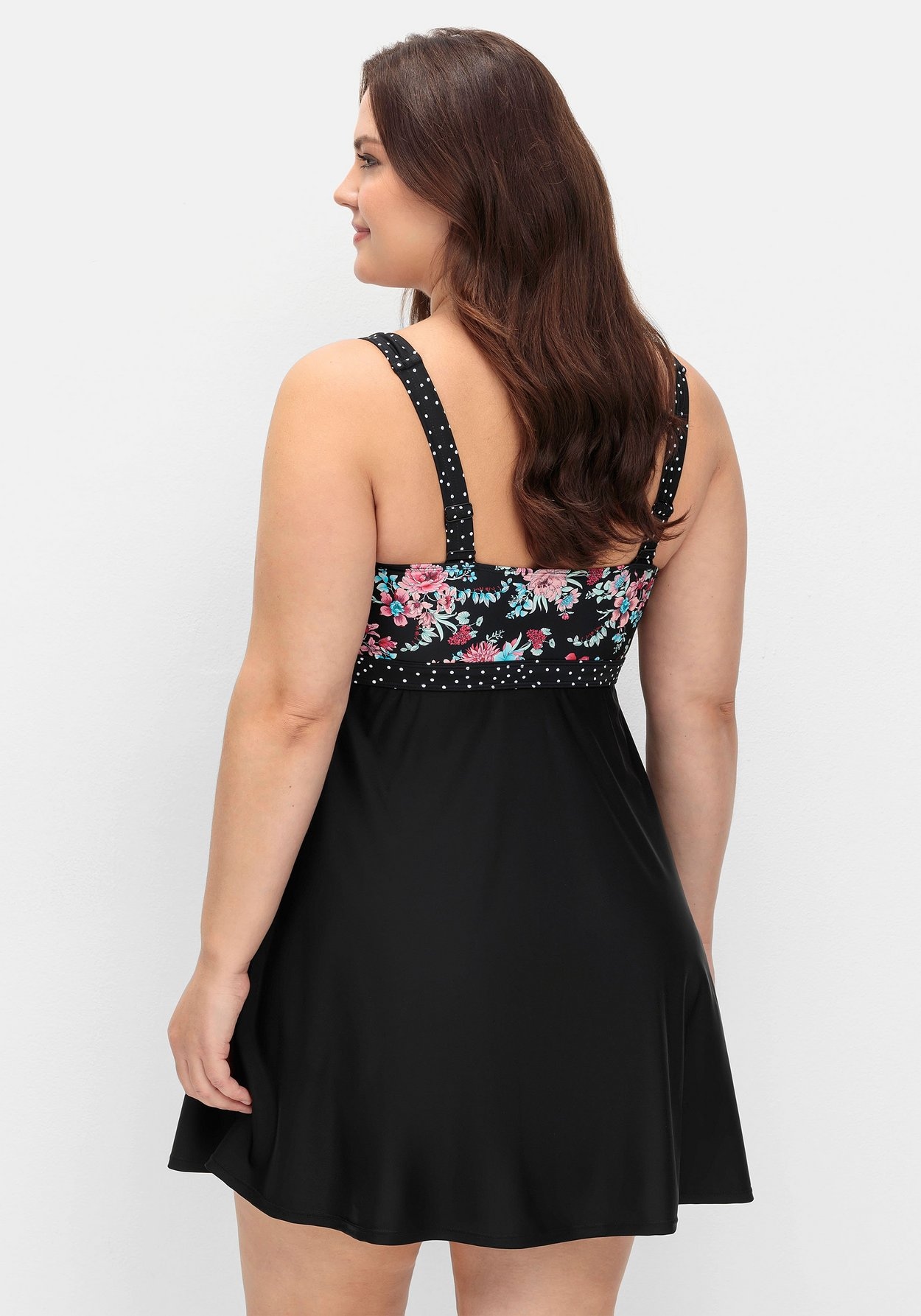 Sheego Badekleid »Badekleid im Mustermix, mit integrierter Hose«