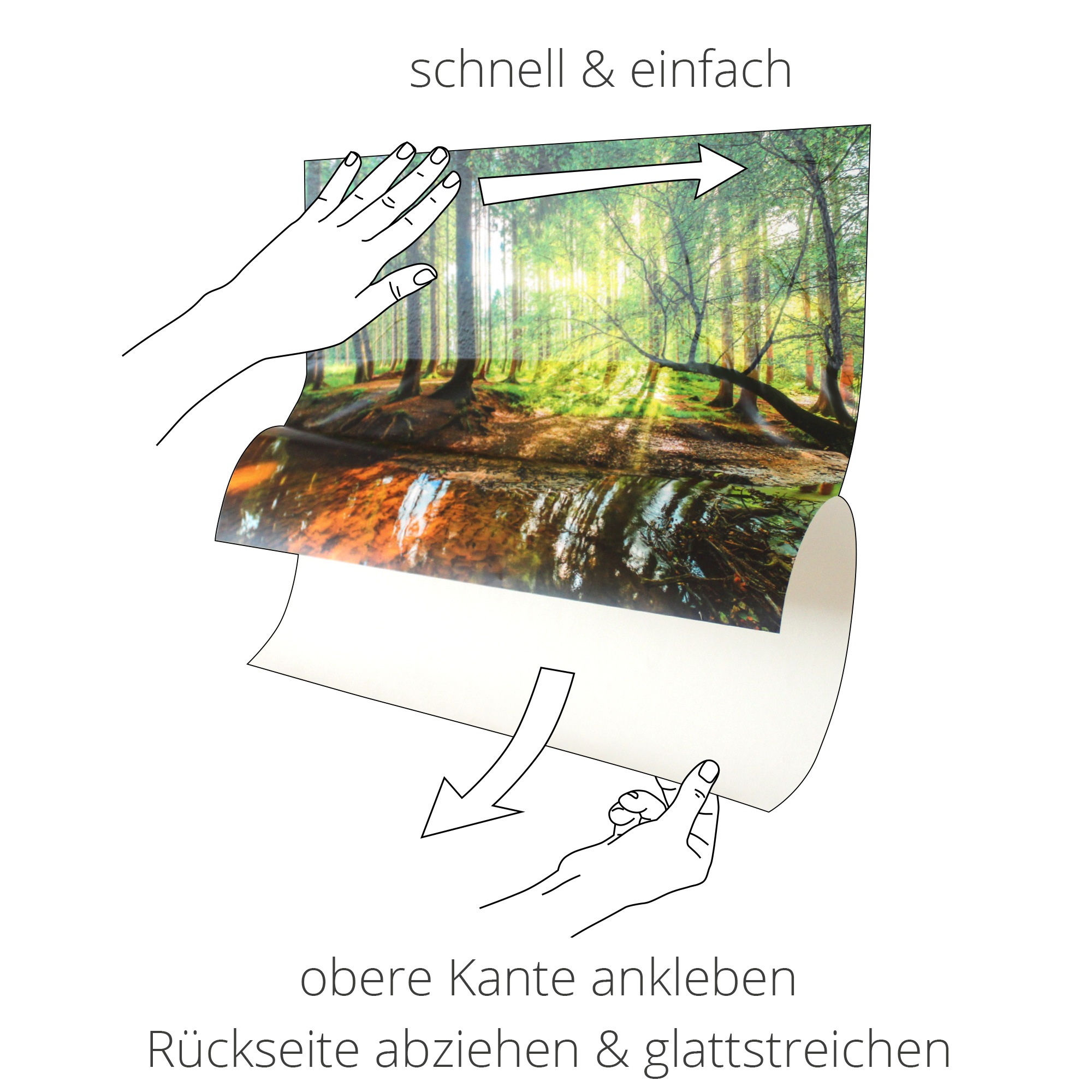 Artland Wandbild »Storch auf der St.), Leinwandbild, (1 Größen auf als Vögel, Wandaufkleber in oder bestellen Jagd«, versch. Poster Raten