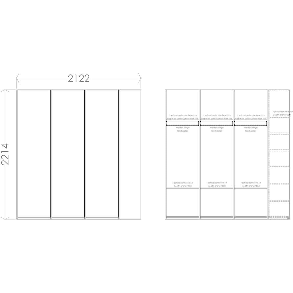 Müller SMALL LIVING Kleiderschrank »Modular Plus Variante 3«