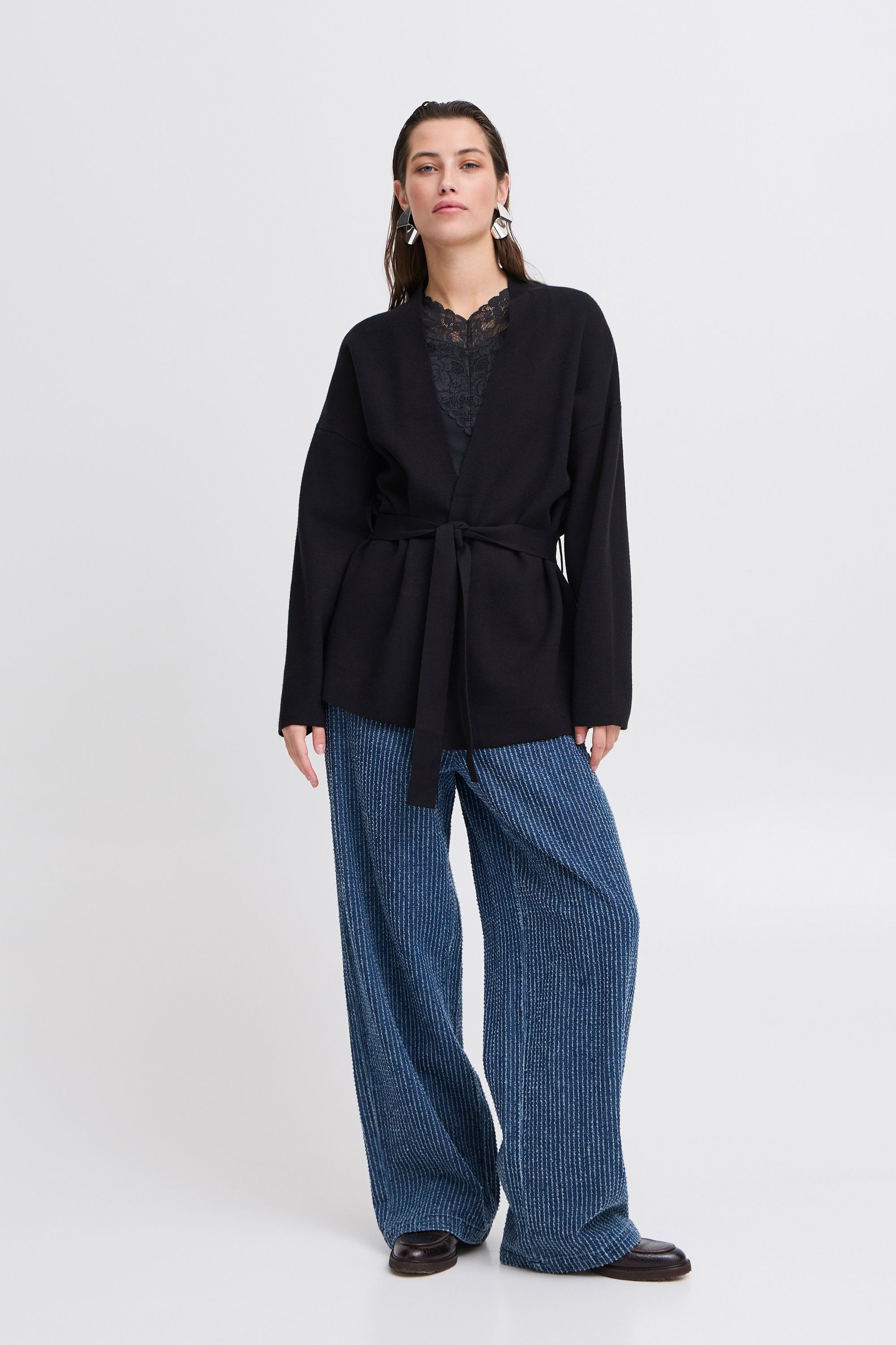 b.young Strickjacke »Strickjacke BYOTARI BELT CARDIGAN -«