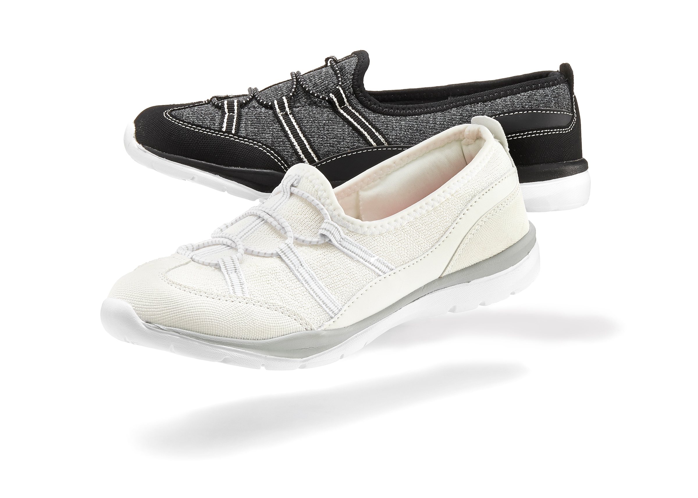 LASCANA Sneaker, Halbschuh, Freizeitschuh, Slipper, Slip On Sneaker VEGAN