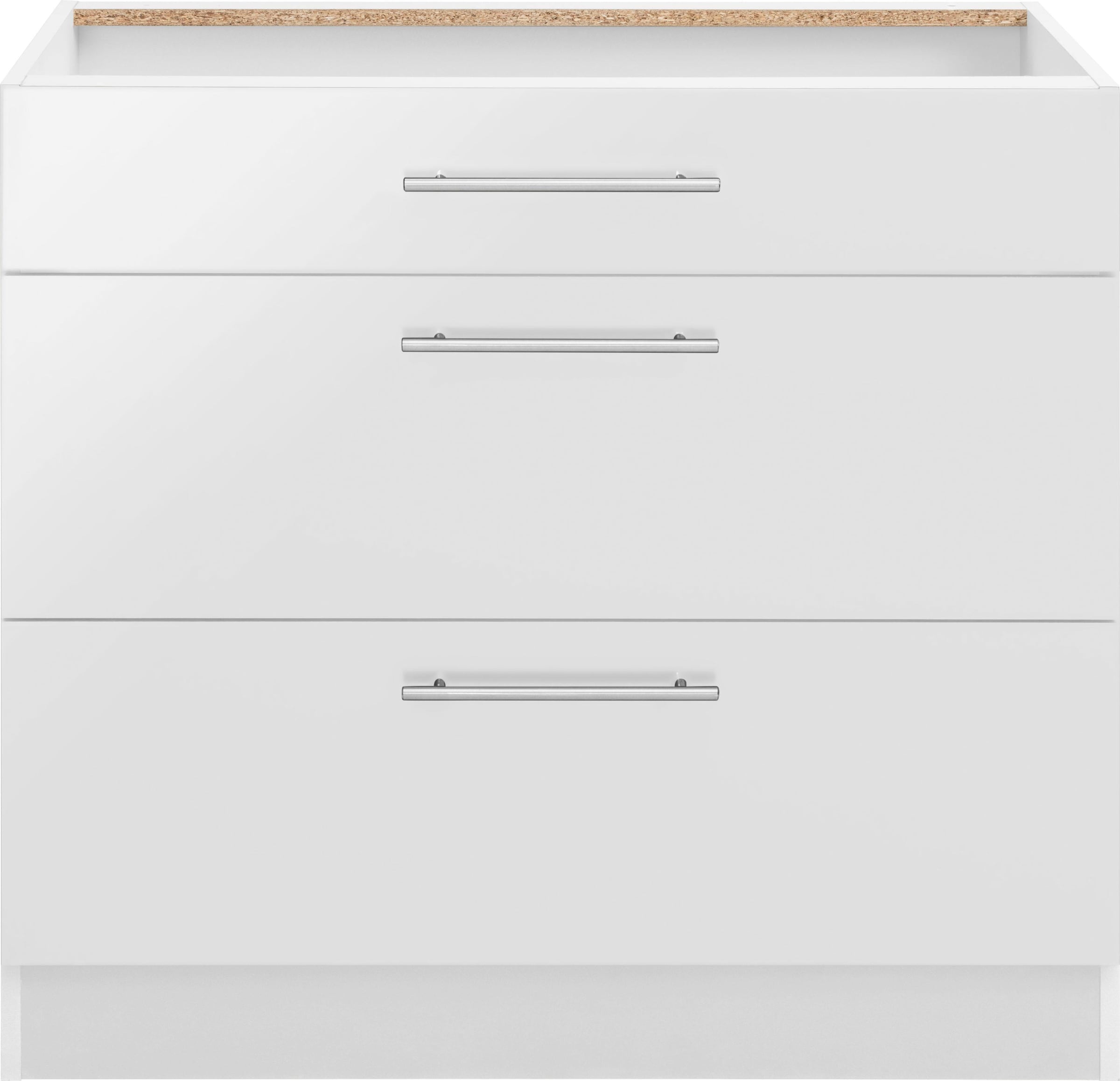 wiho Küchen Unterschrank »Cali«, 90 cm breit, mit 2 großen Auszügen ohne  Arbeitsplatte bequem kaufen