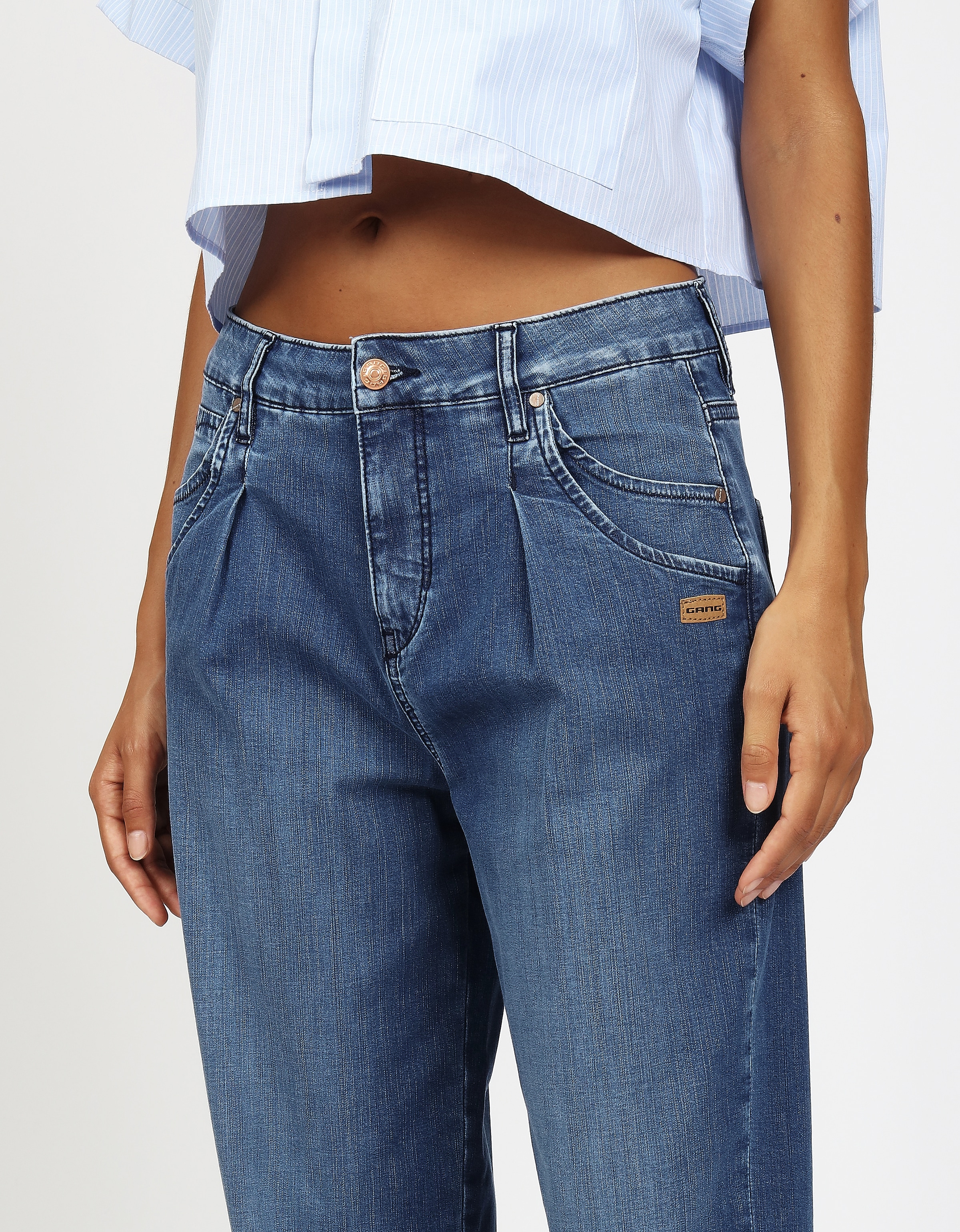 GANG High-waist-Jeans »94IVY« mit hohem Stretch-Anteil, O-Shape