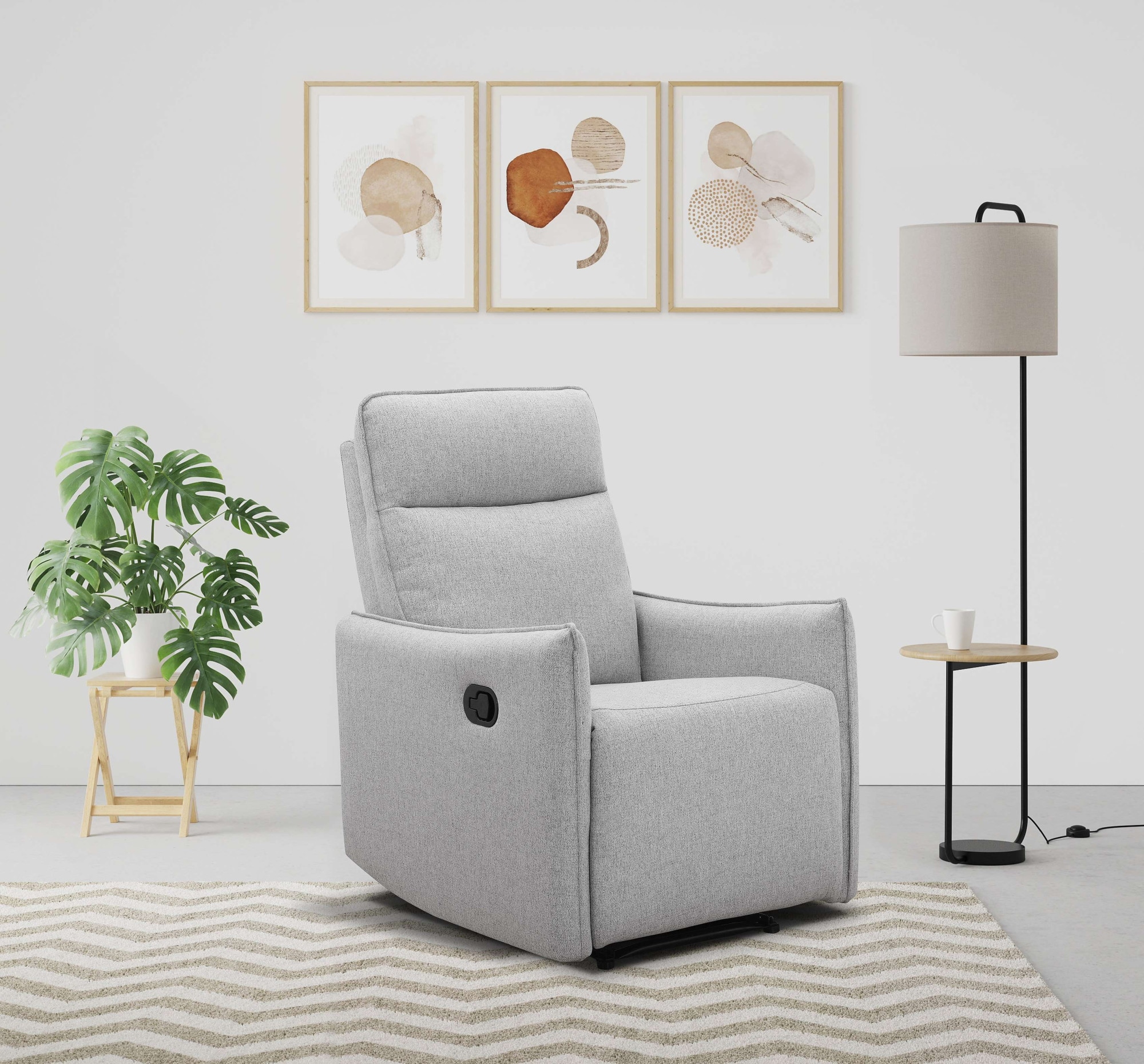 Dorel Home Relaxsessel »Lugo, TV-Sessel, Sessel Wohnzimmer mit Schlaffunktion,«, Loungesessel mit manueller Relaxfunktion