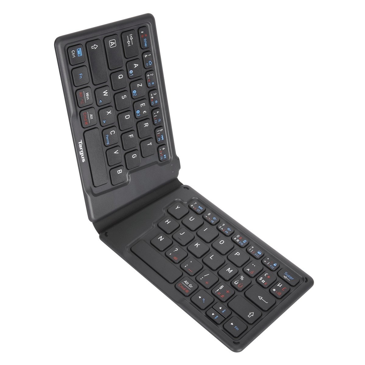 Targus ergonomische Tastatur »Ultra-Compact Ergo Bluetooth-Universal-Keyboard (FR)«, (ergonomische Form)
