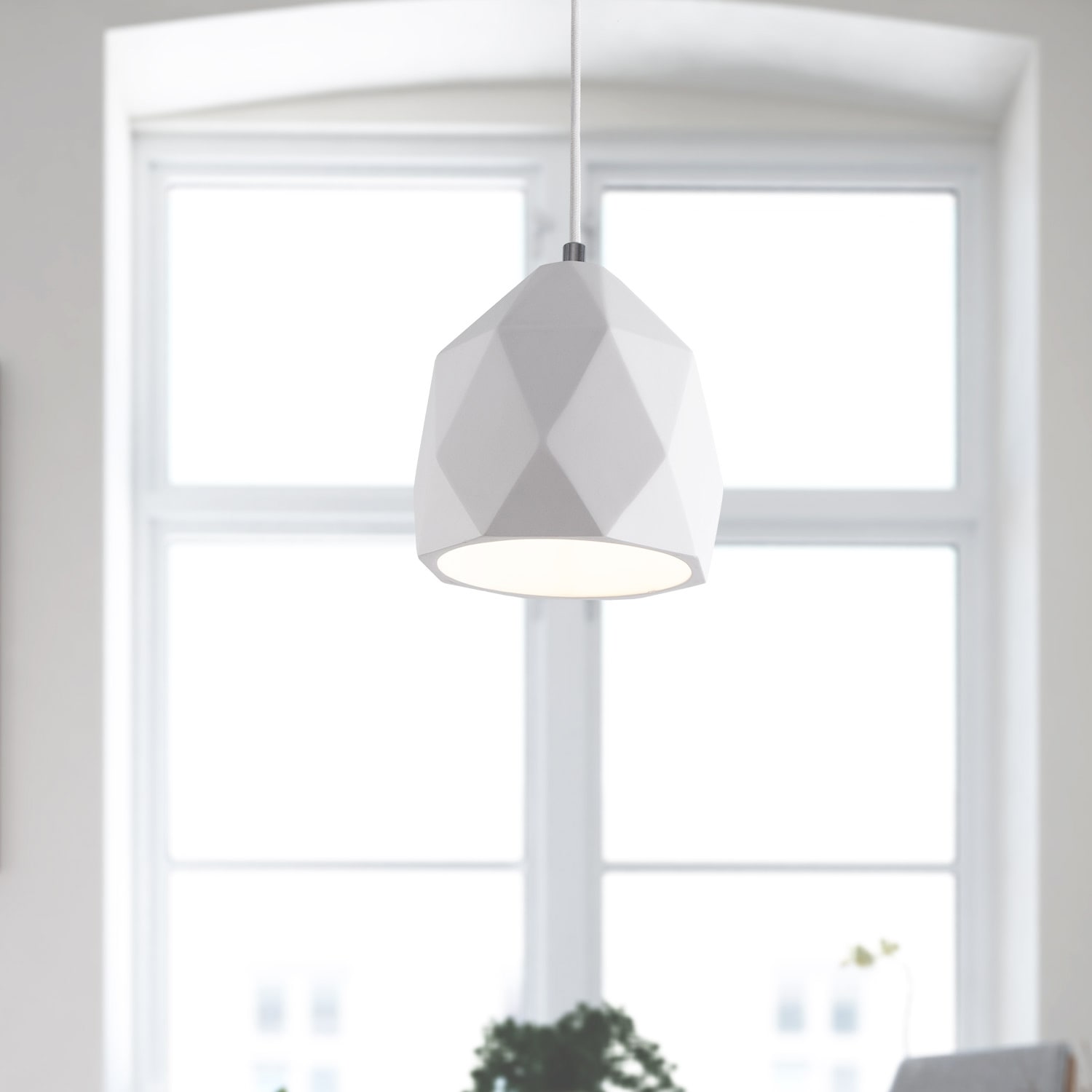 Paco Home Pendelleuchte »FREE-TOWN«, 1 flammig, Leuchtmittel E27 | ohne Leuchtmittel, LED, E27, Lampe Für Wohnzimmer Esszimmer Küche, Höhenverstellbar