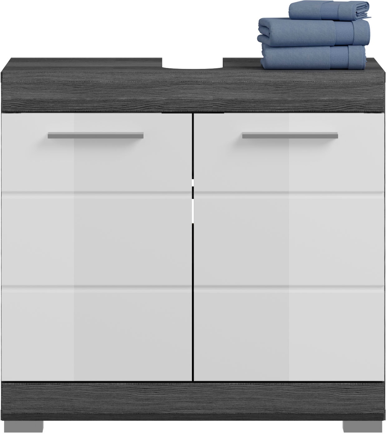 INOSIGN Badmöbel-Set »Siena, 2 tlg., bestehend aus: Waschbeckenunterschrank, Spiegelschrank«, (Set, 2 St.), in verschiedenen Farben erhältlich, Badmöbel, Kombination, Badezimmer