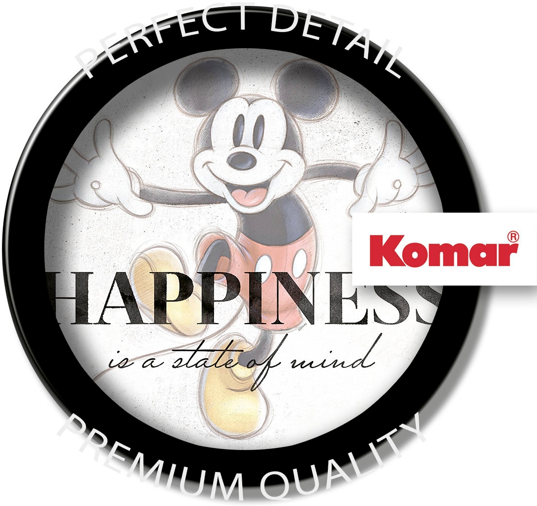 Komar Leinwandbild »Mickey Be Kind - Größe 40 x 60 cm«, Disney, (1 St., 40 x 60 cm (Breite x Höhe), Keilrahmenbild mit Echtholzrahmen, Kinderzimmer