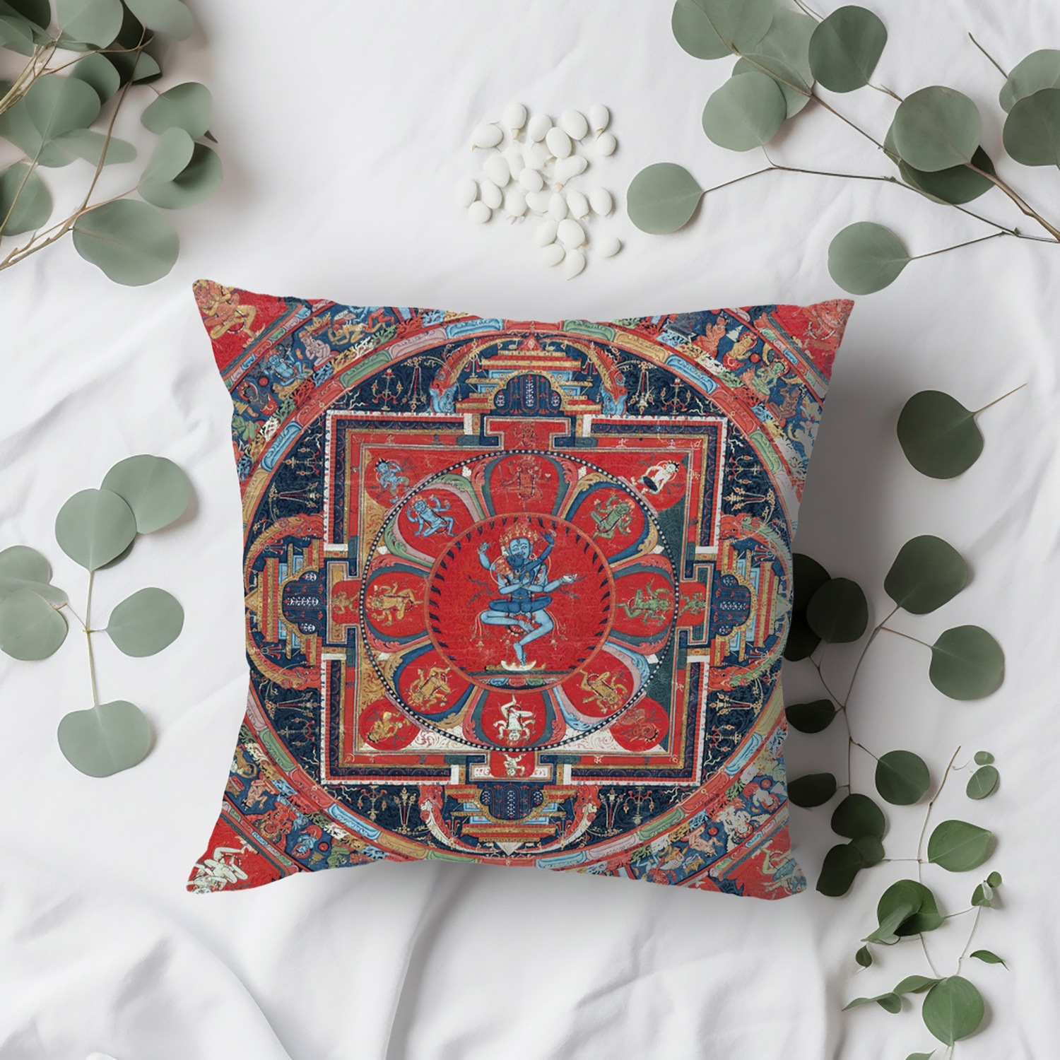 queence Dekokissen »Buddhismus« Kissenhülle ohne Füllung, 1 Stück