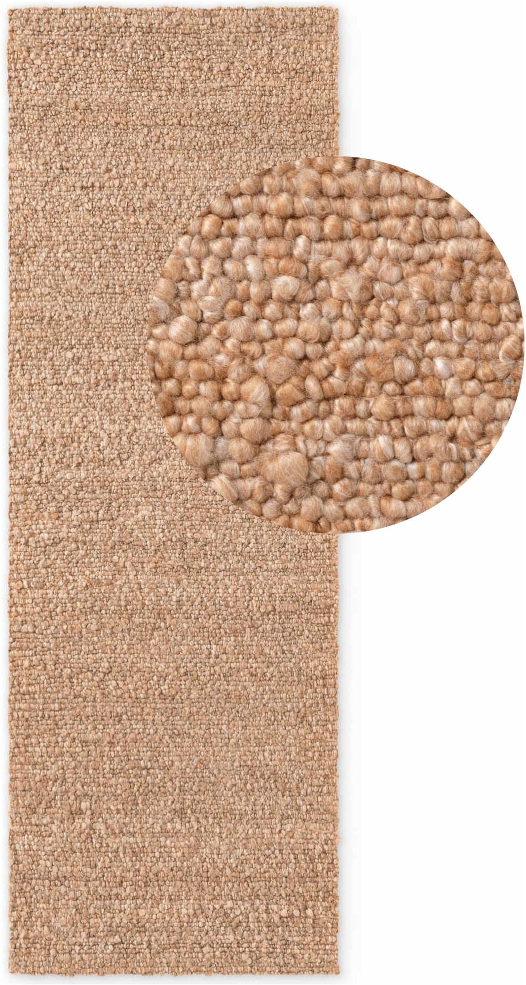Ted Baker Teppich »Soft Bouclé Portobello , auch als Läufer« rechteckig 10 mm Höhe Woll-Optik, Bouclé Meliert, Wohnzimmer, Esszimmer, Schlafzimmer, Flur