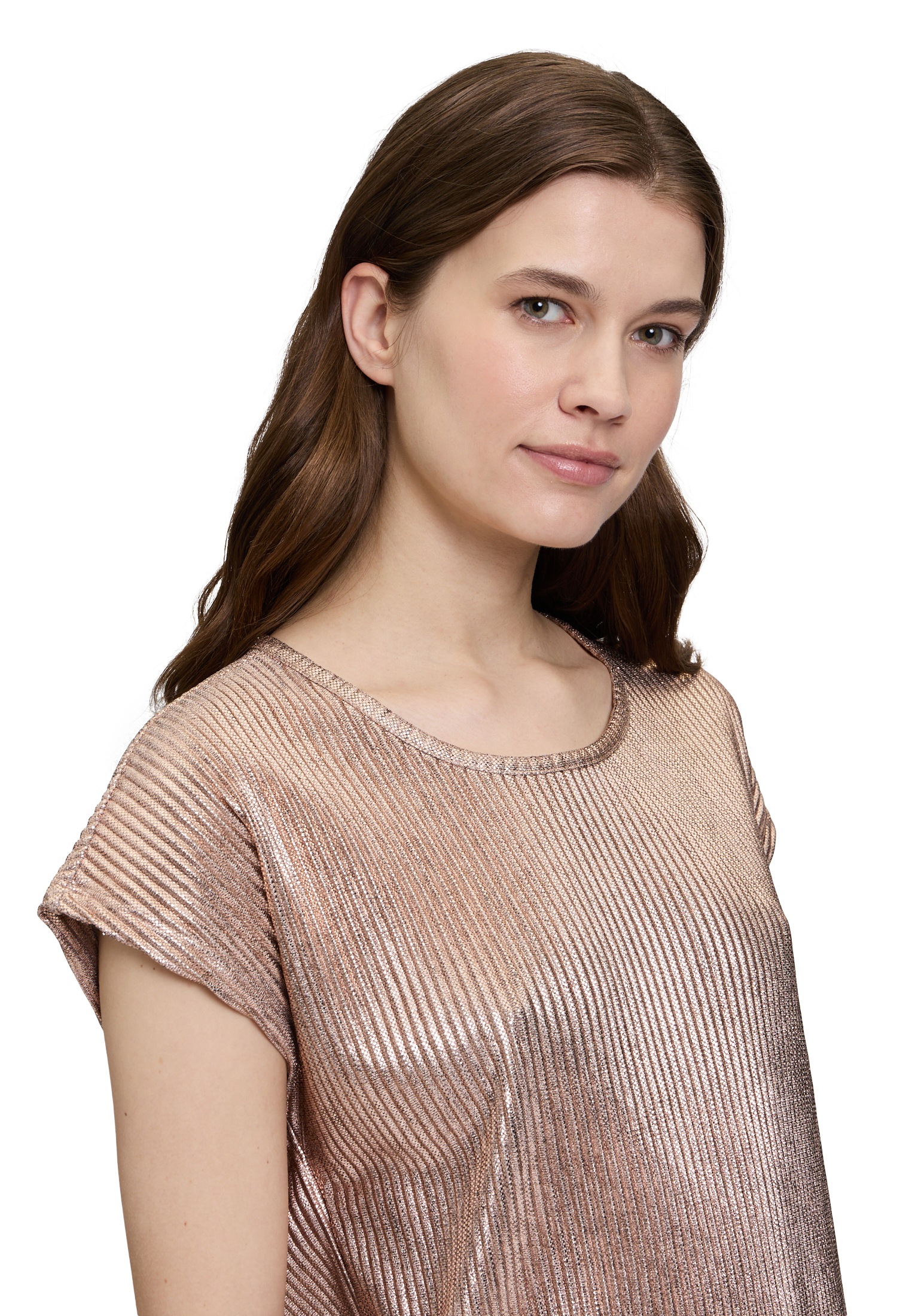 Betty Barclay Kurzarmshirt »Casual-Shirt mit Glanzeffekt«