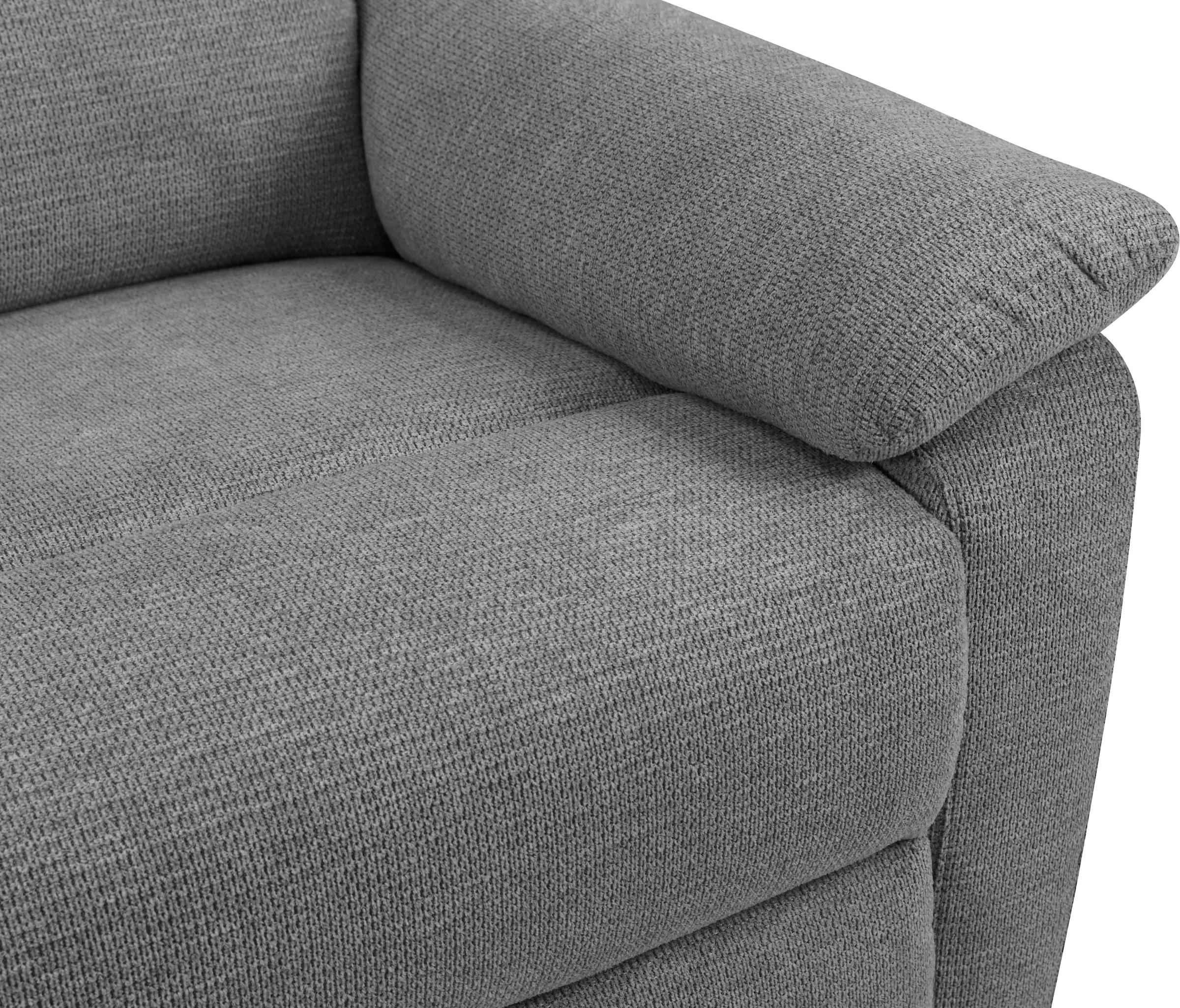 Home affaire 3-Sitzer »ODILON manuelle und elektrische Relaxfunktion in 2 Sitzen, Federkern,«, 105°-150° Relax- und Liegeposition, Federkernpolsterung