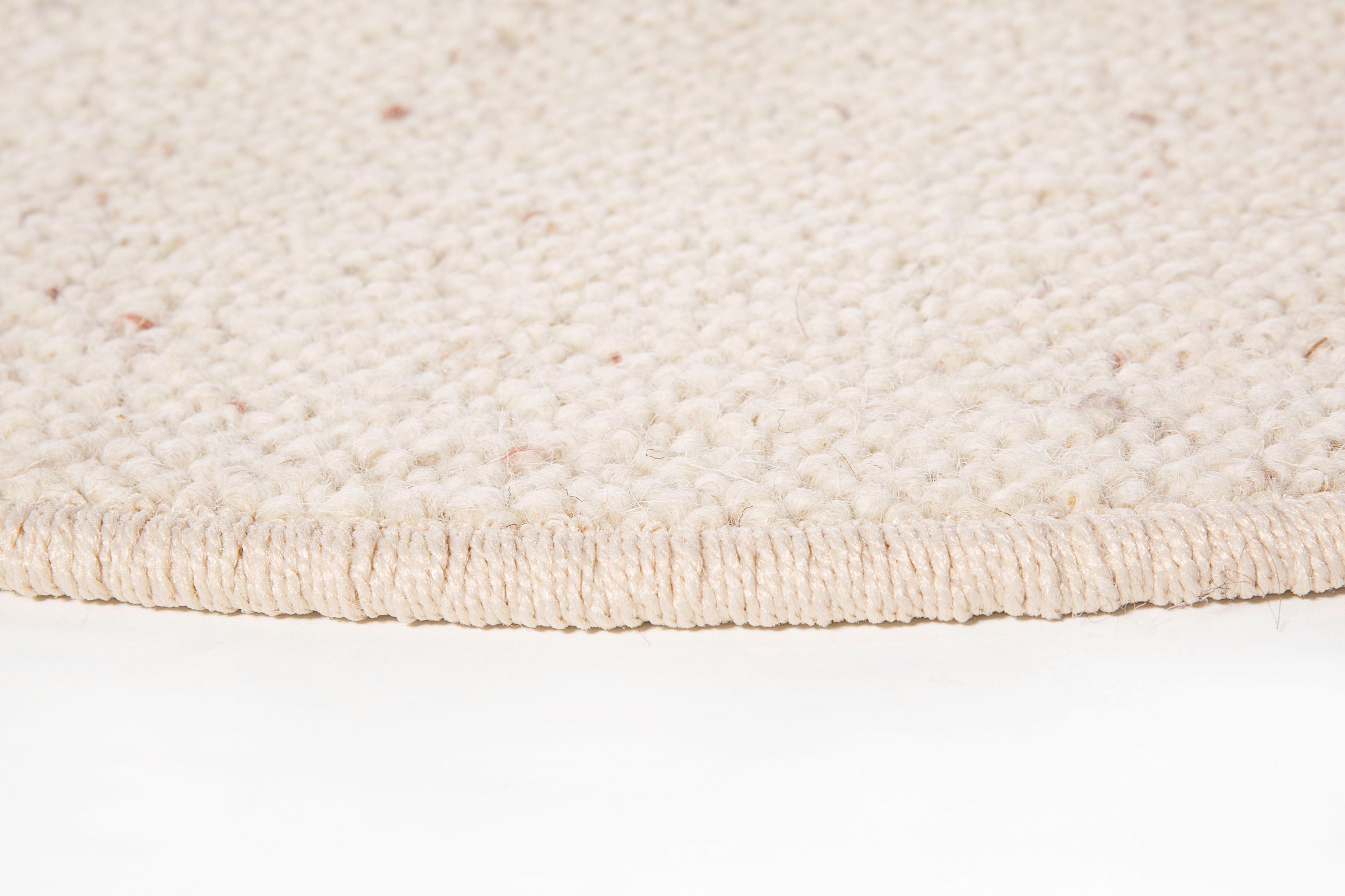 Andiamo Stufenmatte »Sheffield, Made in Poland« halbrund 5 mm Höhe melierte Berber-Optik, selbstklebend, Set mit 2 Stück oder 15 Stück