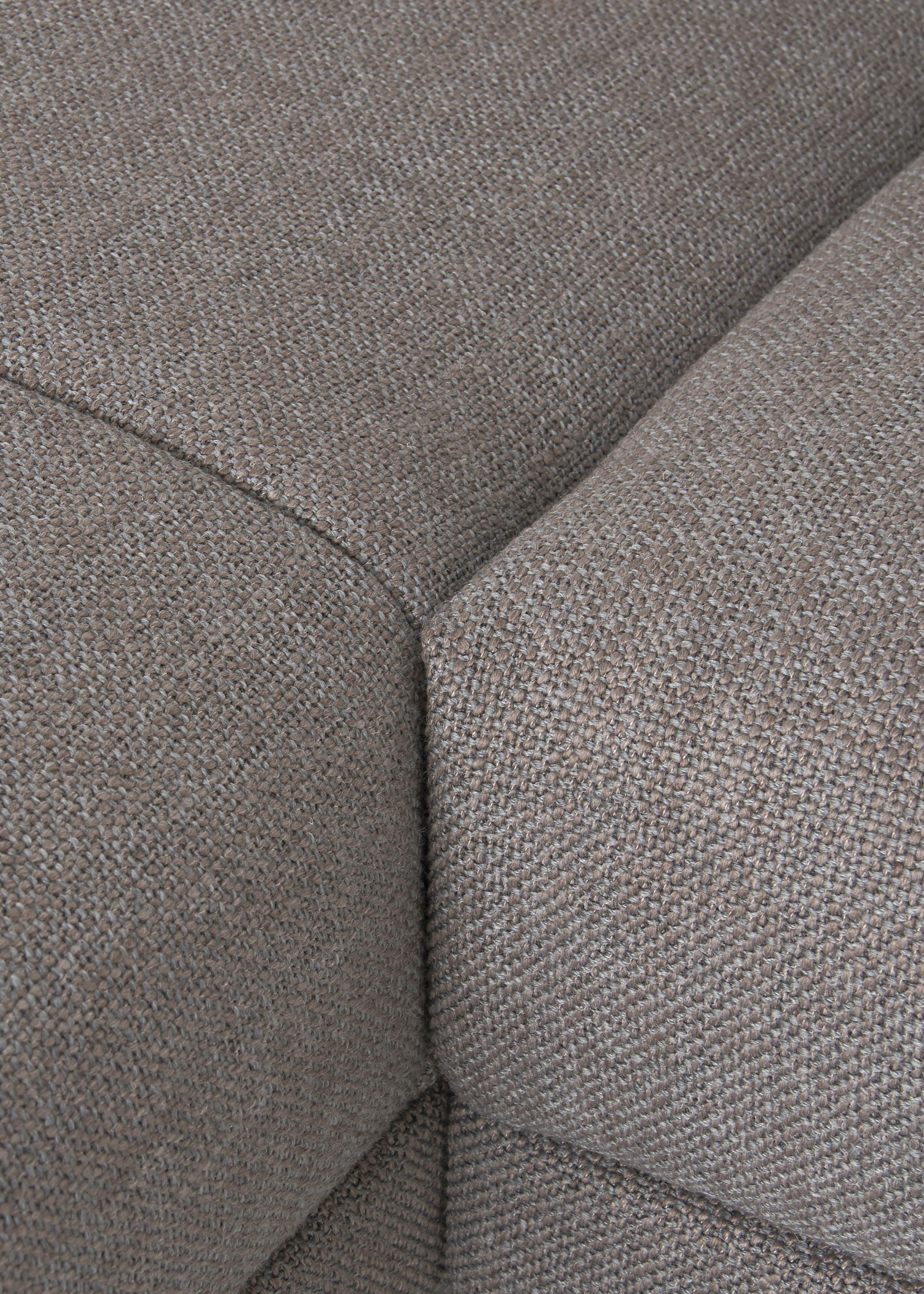 Creation BY ROLF BENZ Ecksofa »CR.450, Designecksofa, Polsterecke, L-Form« Armlehne breit und niedrig, Alugussfüße in umbragrau, Breite 294 cm