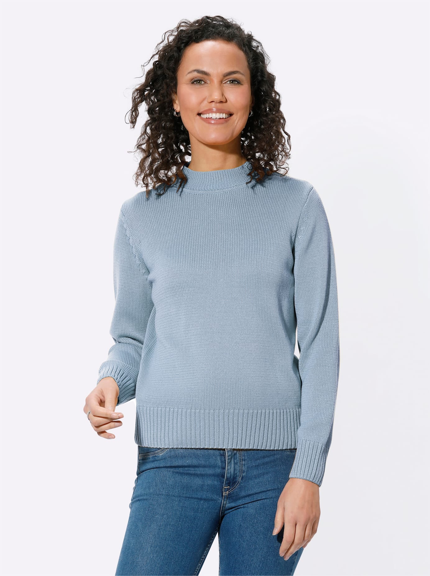 Casual Looks Stehkragenpullover »Pullover«