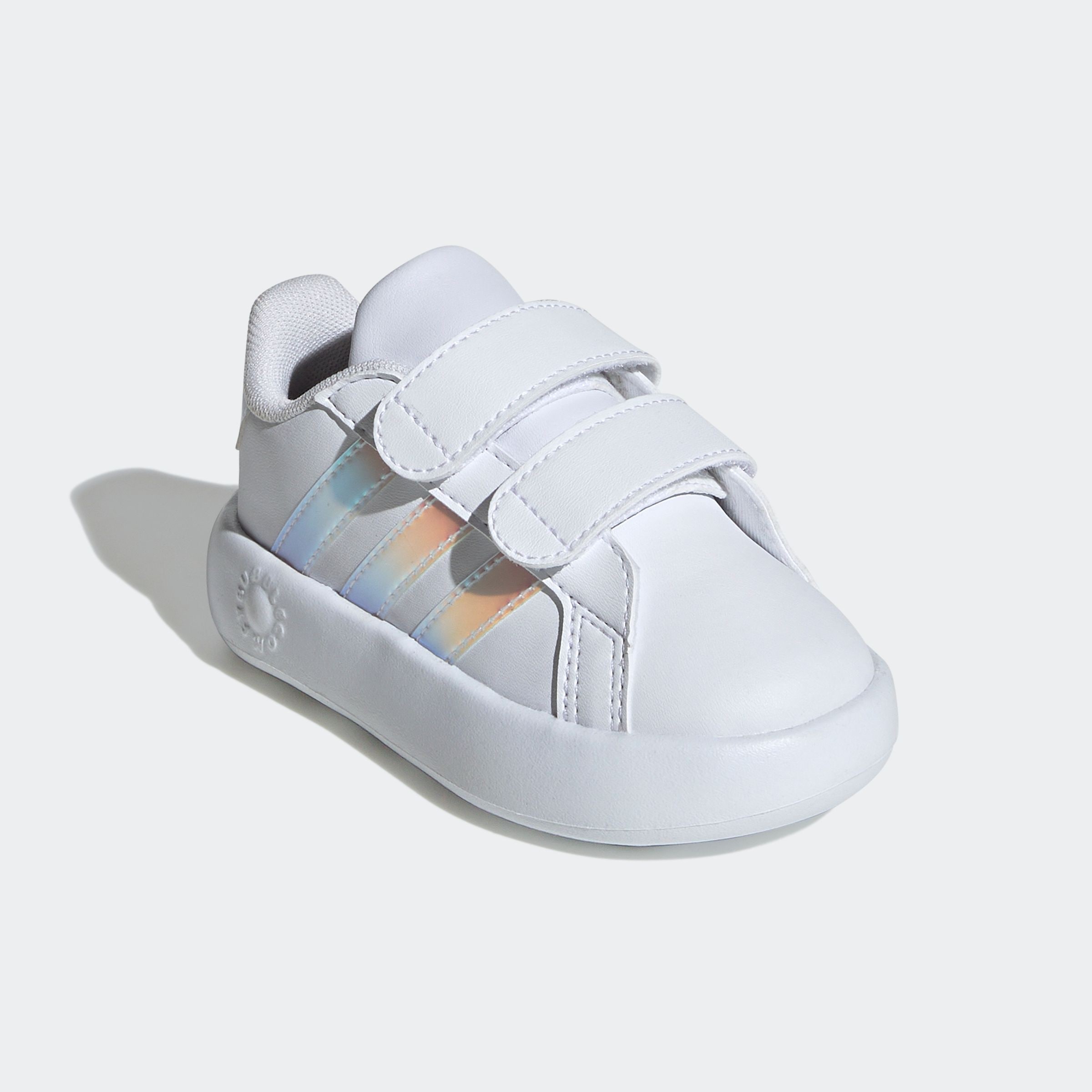 adidas Sportswear Klettschuh »GRAND COURT 2.0 KIDS«, Design auf den Spuren des adidas Superstar, für Kinder