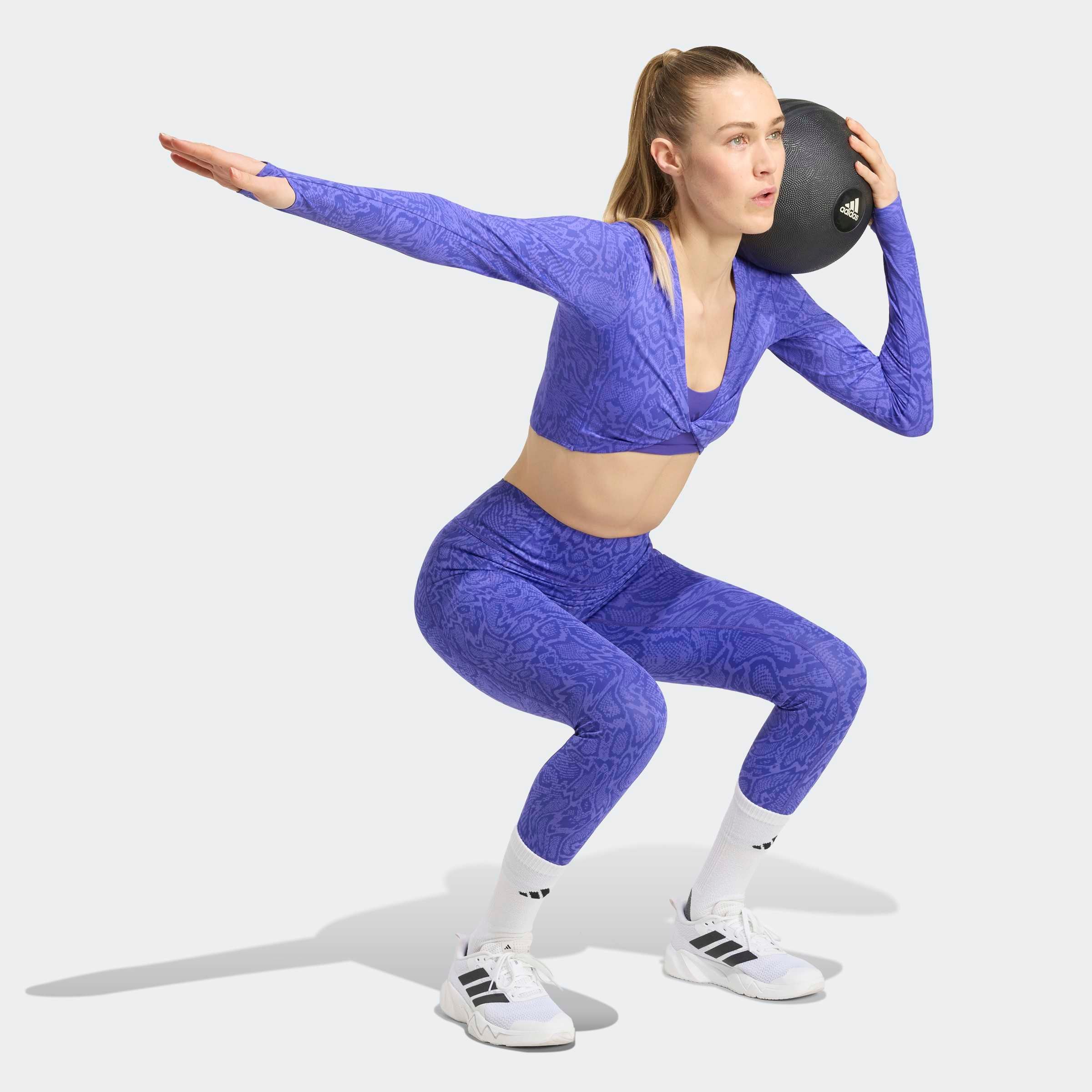 adidas Performance Trainingstights »OPTIME PRIMELIFT 7/8-LEGGINGS, SCHLANGENPRINT«