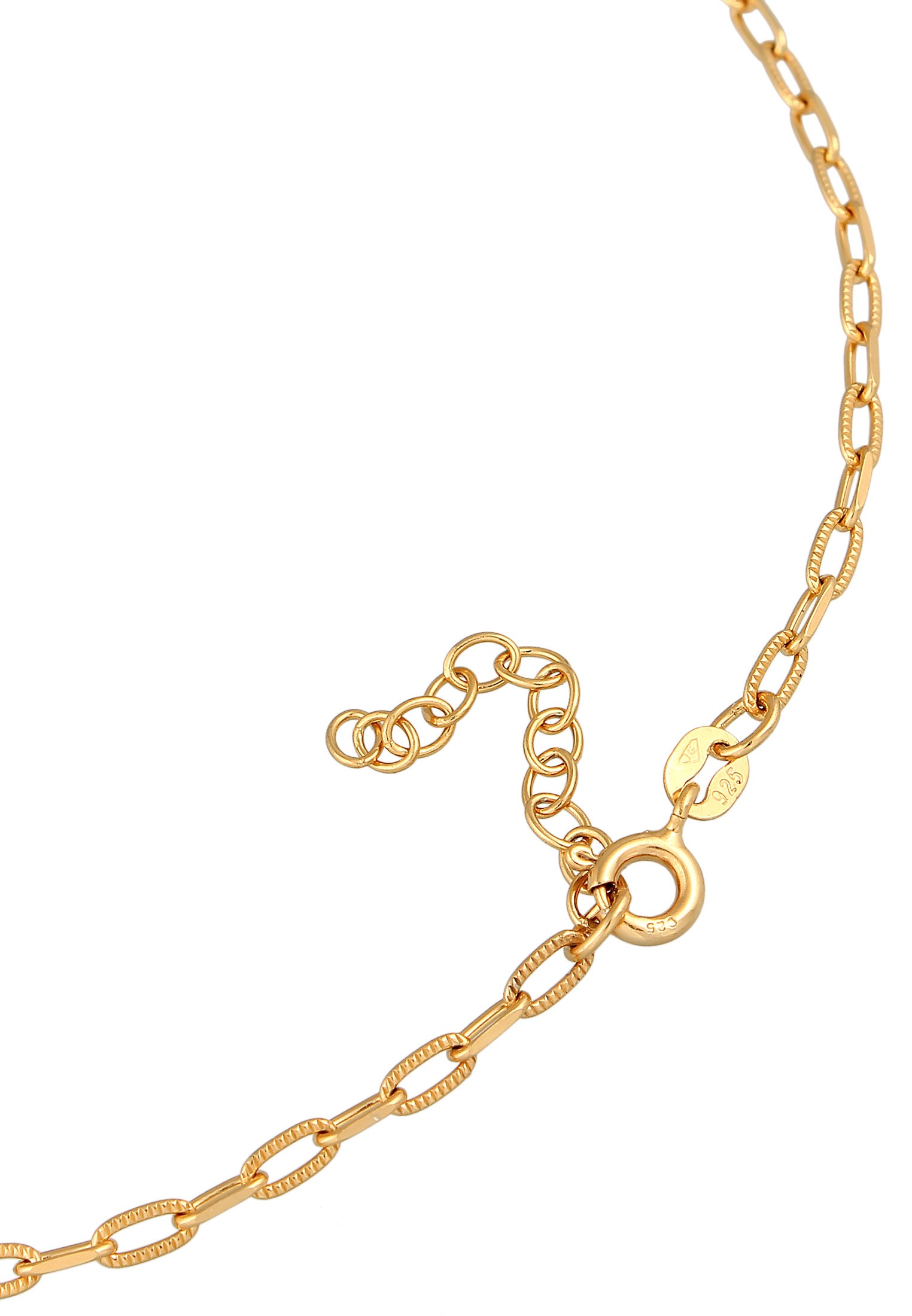 Elli Fußkette »Fußschmuck Basic Gliederkette 925 Silber«