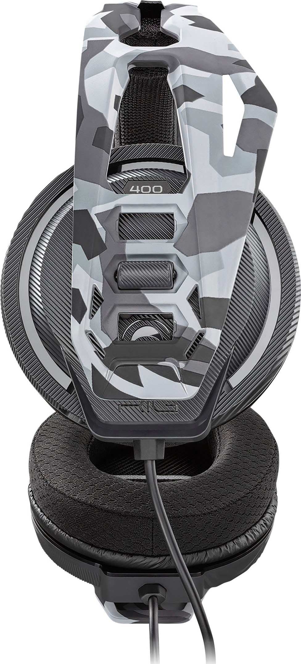 nacon Gaming-Headset »Nacon RIG Mikrofon Mac, 400HS PC, Jahre Camo-schwarz, 3 PS4-Lizenz Klinke«, Gaming-Headset, XXL Ear, ➥ 3,5 mm | UNIVERSAL Over Stereo, abnehmbar, kabelgebunden, Garantie