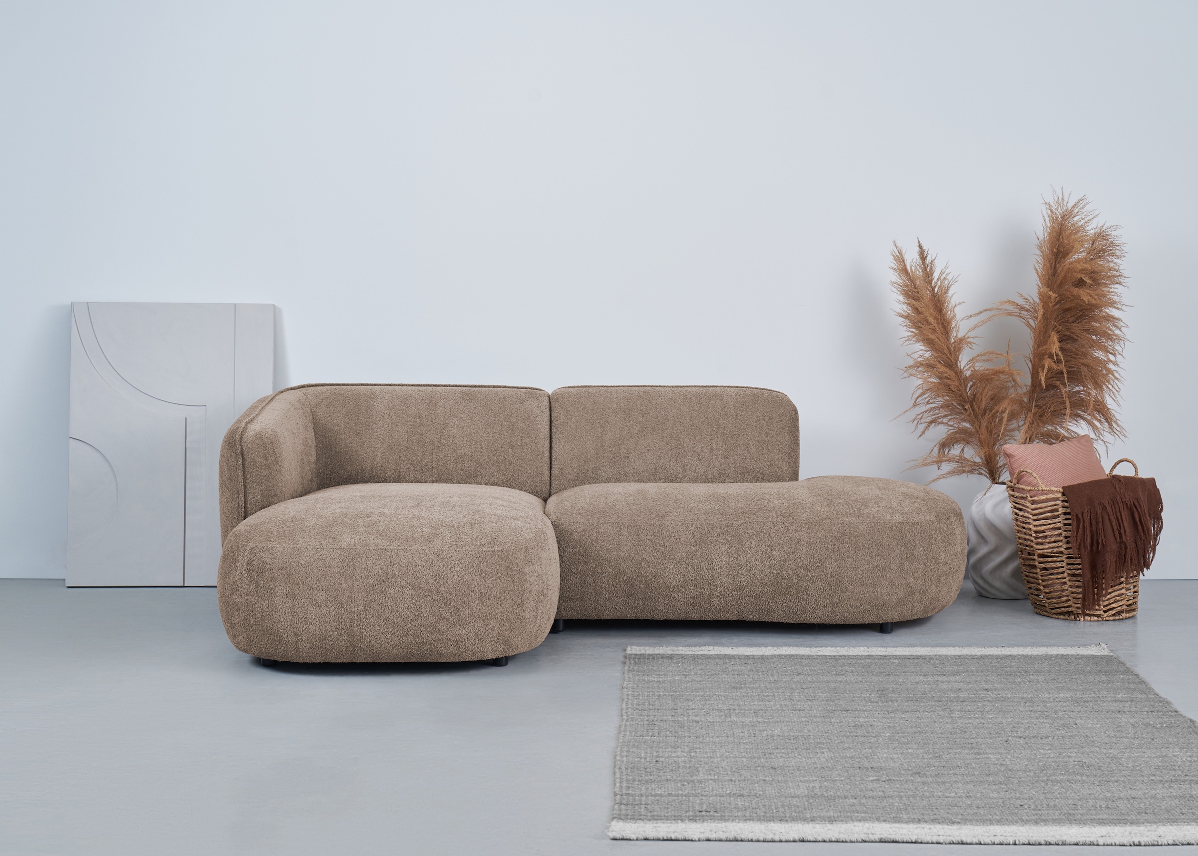 Ecksofa »Ostrup«, schlichtes modernes Design, in verschiedenen Farben