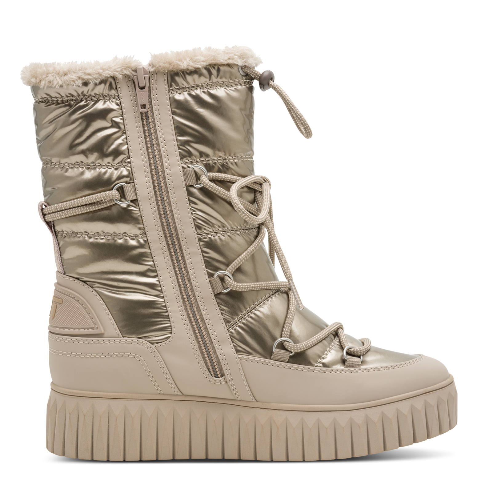 MARCO TOZZI Snowboots  , Plateau, Winterboots, Schneeboots mit praktischem Schnellverschluss