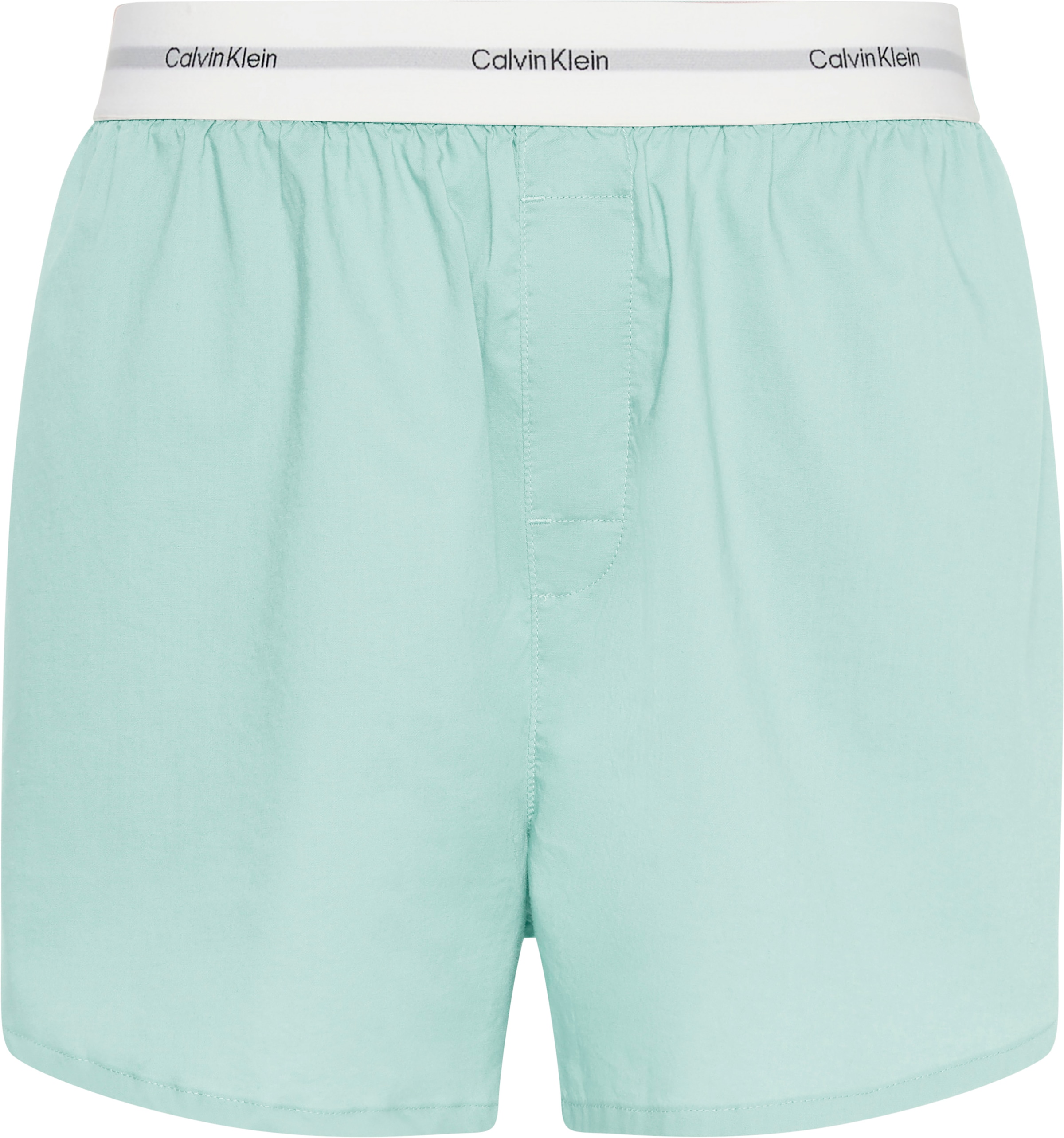 Calvin Klein Underwear Schlafshorts »LOGO WB POPLIN SHORT«, mit Logo