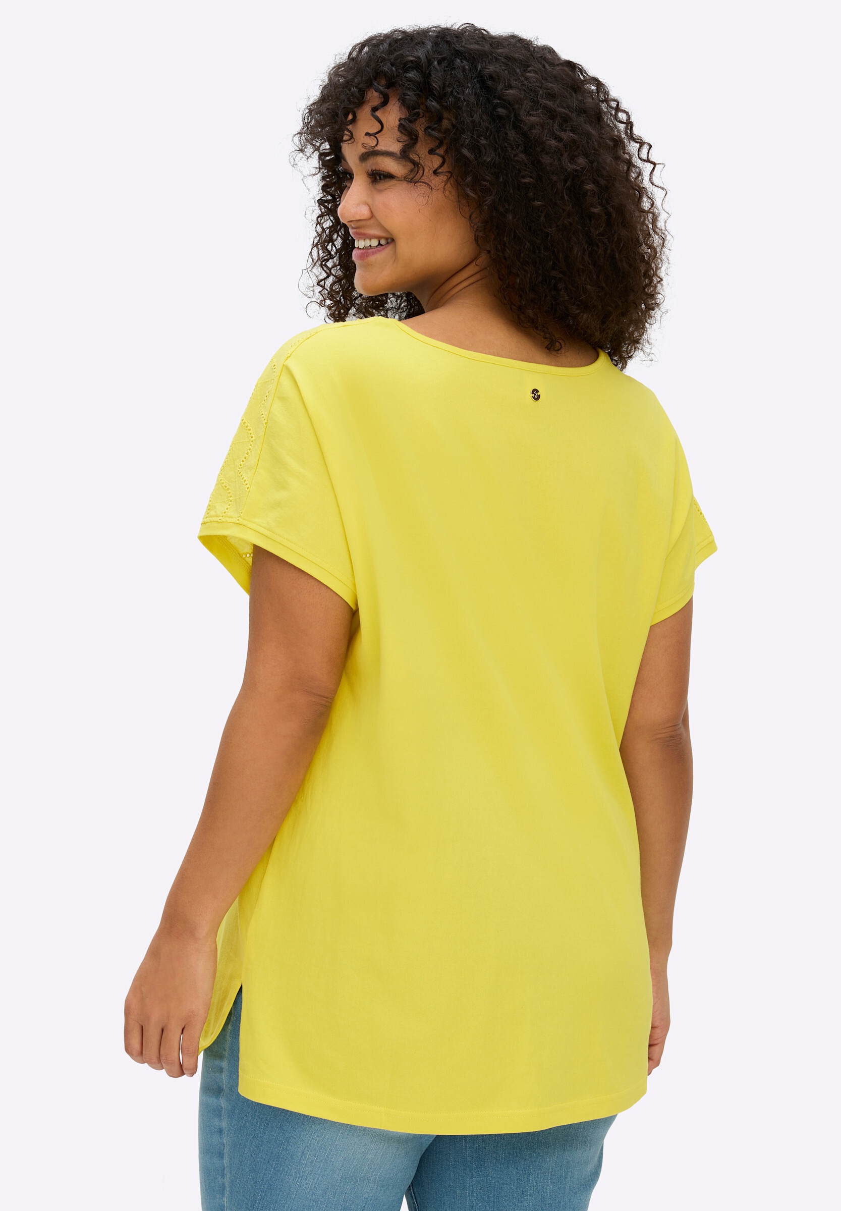 Sheego T-Shirt »Kurzarm-Shirt Kurzarm-Shirt«