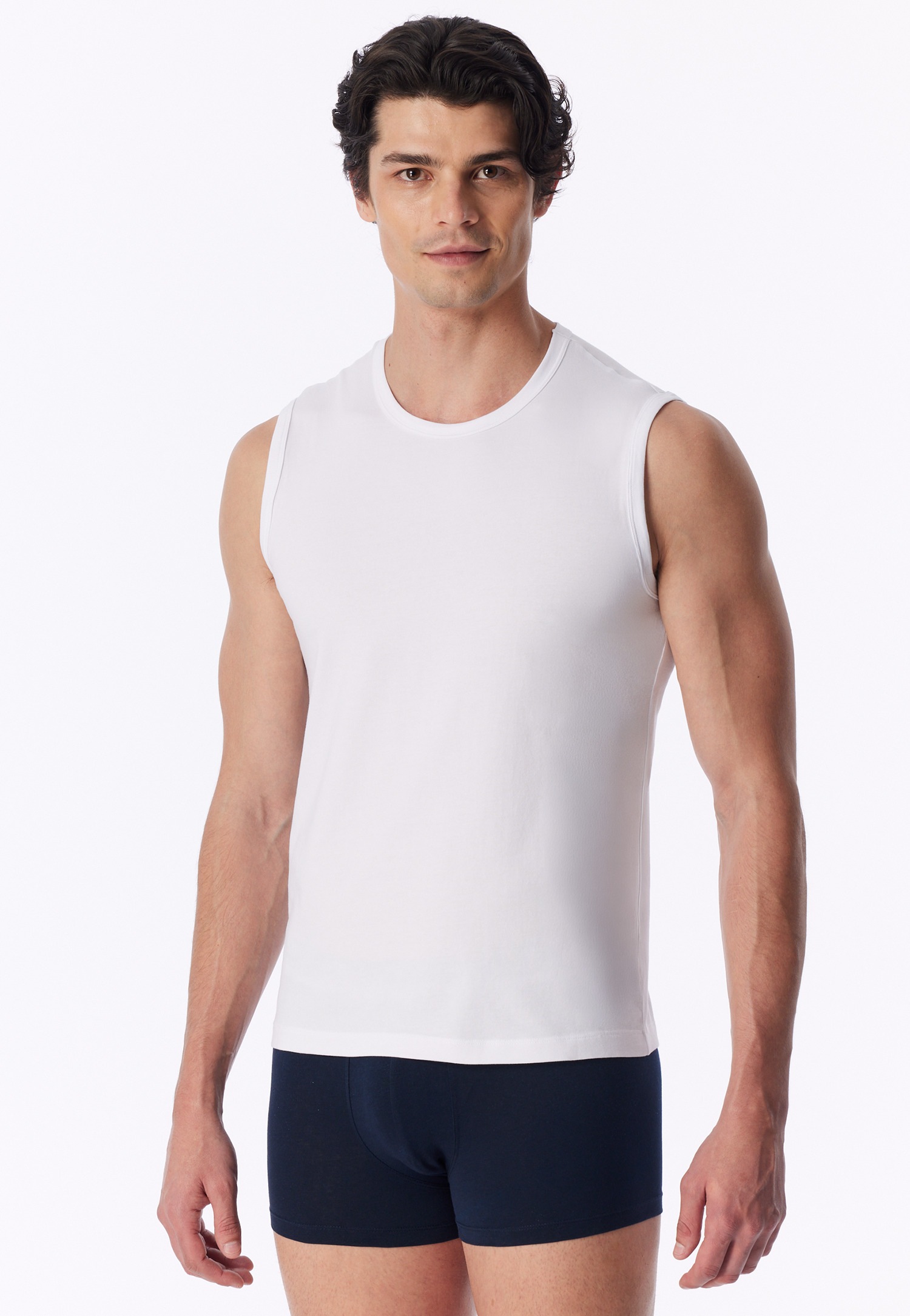 uncover by SCHIESSER Tanktop »Uncover Cotton« Cotton-Mix, elastisch, breite Träger, Doppelpack
