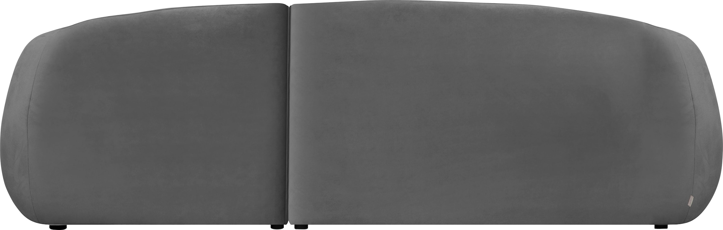 LeGer Home by Lena Gercke Ecksofa »YANI L-Form, Designersofa, organische Form, Maße B/T/H: 255/170/81 cm«, mit Wellenunterfederung, auch in Bouclé, Recamiere rechts/links