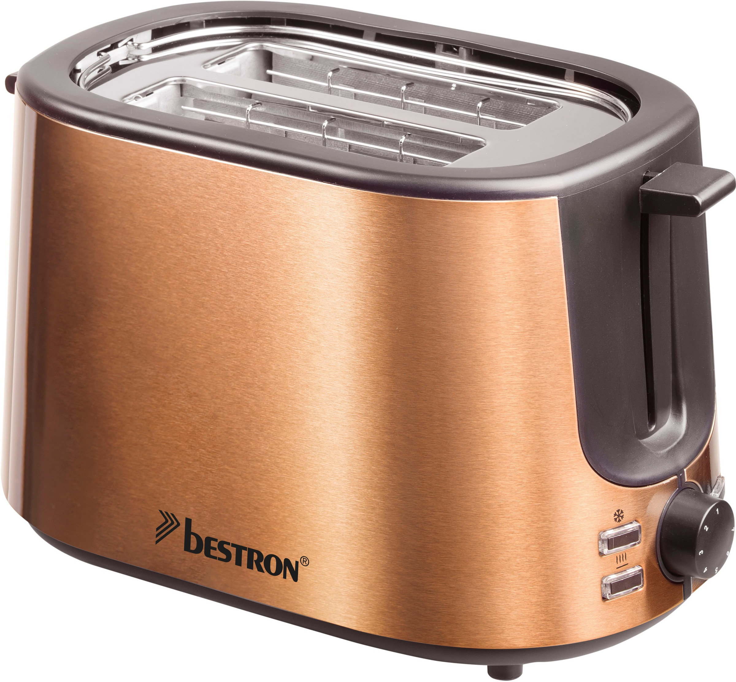 bestron Toaster »ATS1000CO«, 2 kurze Schlitze, für 2 Scheiben, 1000 W, Krümelschublade... kaufen
