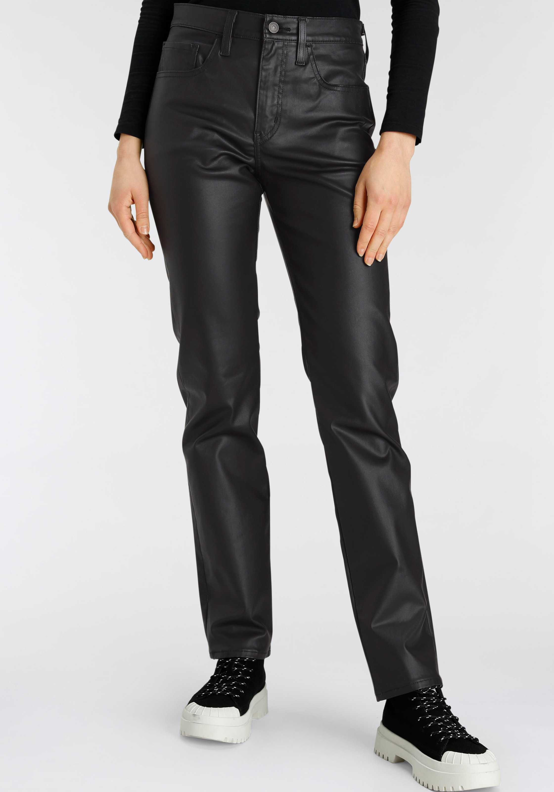 Levi's® Straight-Jeans »724 High Rise Straight« beschichtet
