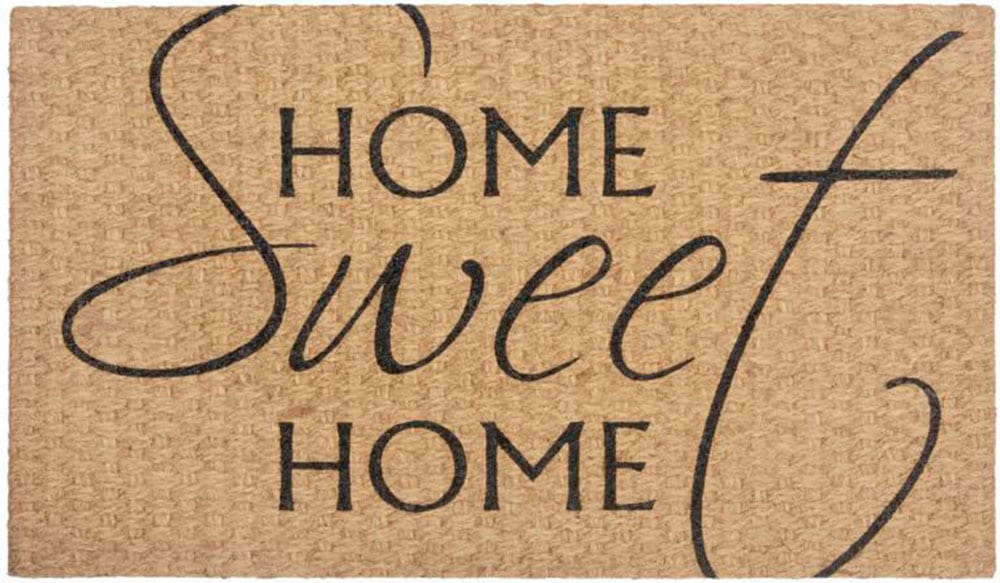 HANSE Home Fußmatte »Kokos Braided Kokos, Kokosmatte, Flur Sweet rechteckig, Innen, Home«, Home Schmutzfangmatte, Rutschfest, Outdoor