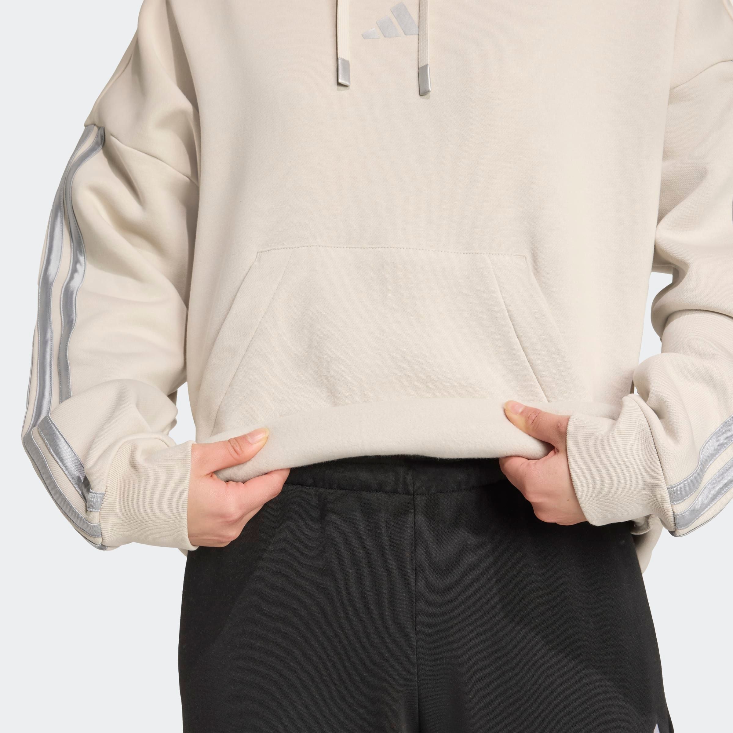 adidas Sportswear Kapuzensweatshirt »HOLIDAY 3-STREIFEN FLEECE HOODIE«
