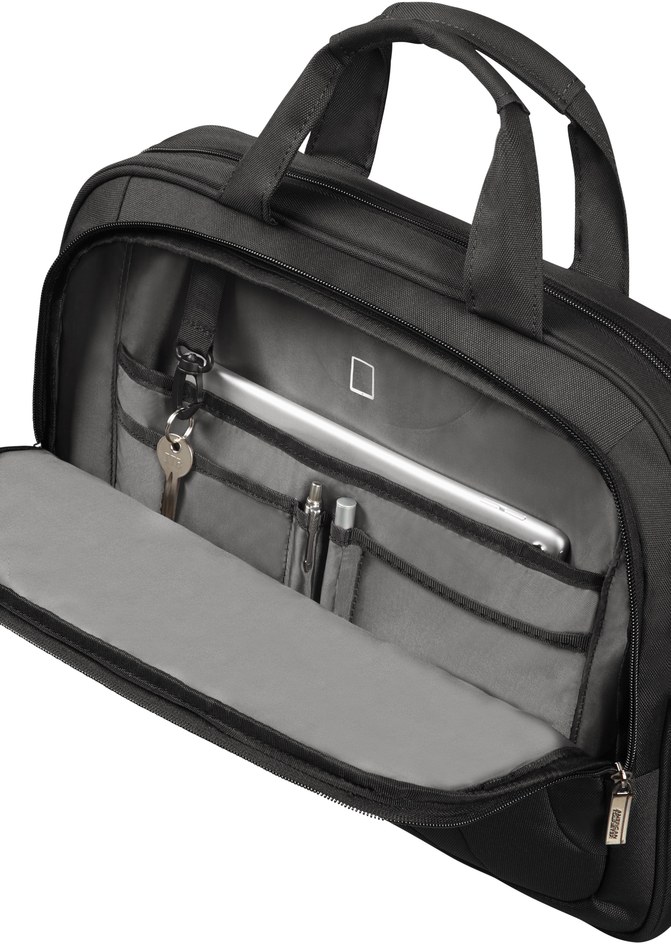 American Tourister® Laptoptasche »AT WORK«, Arbeitstasche mit 15,6-Zoll Laptopfach und 10,5-Zoll Tabletfach