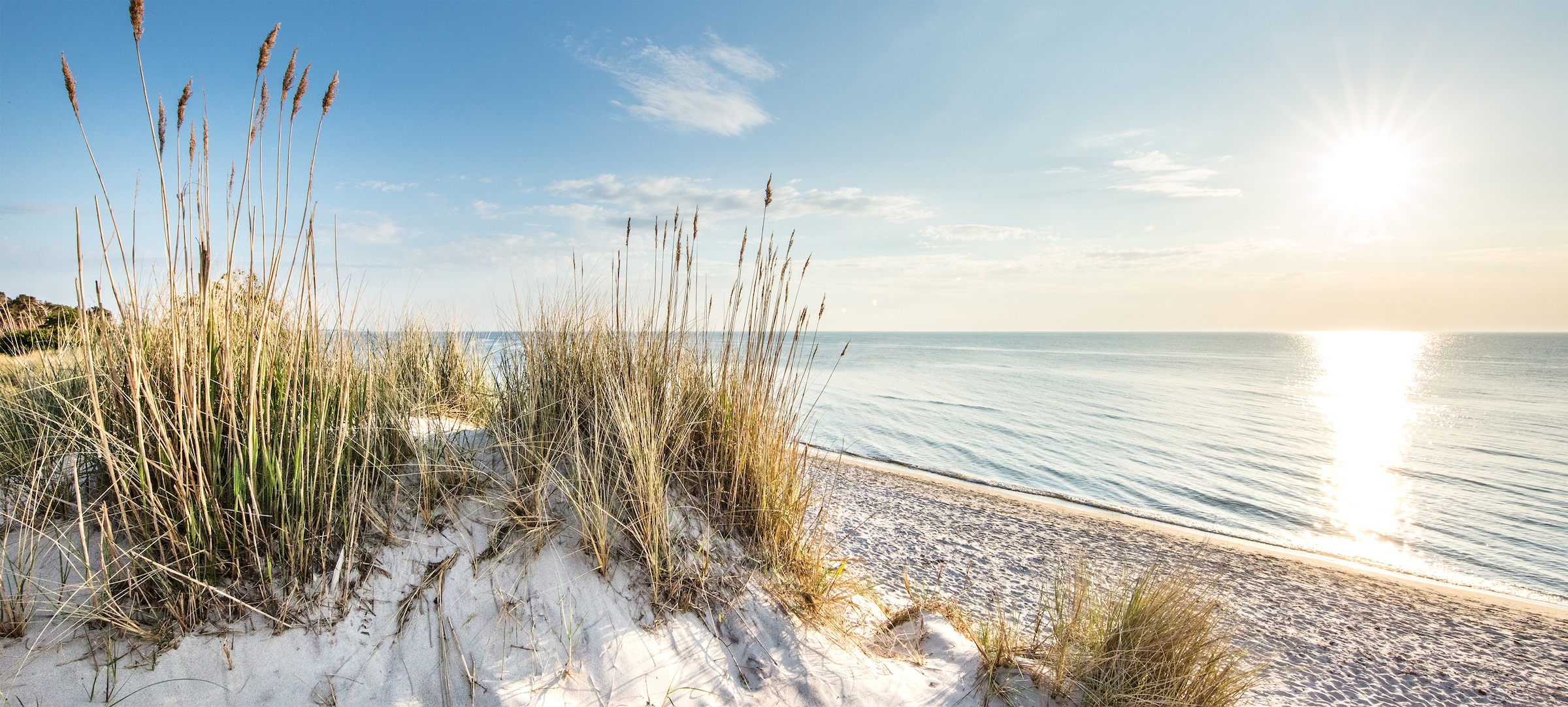 Bönninghoff Leinwandbild "Wandbild STRAND XXL 90x200 cm – Leinwandbild Keilrahmen Deko modern" Düne  Strand 1 Stk. tlg. auf Keilrahmen gespannt