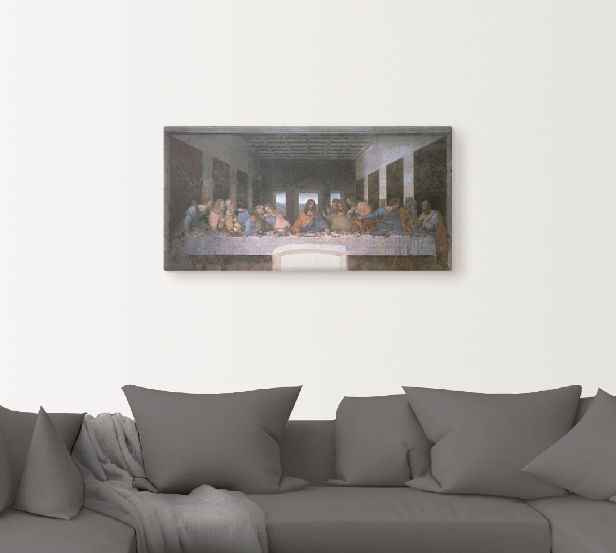 Artland Wandbild »Das letzte Abendmahl«, Religion, (1 St.), als Leinwandbild, Wandaufkleber in verschied. Größen