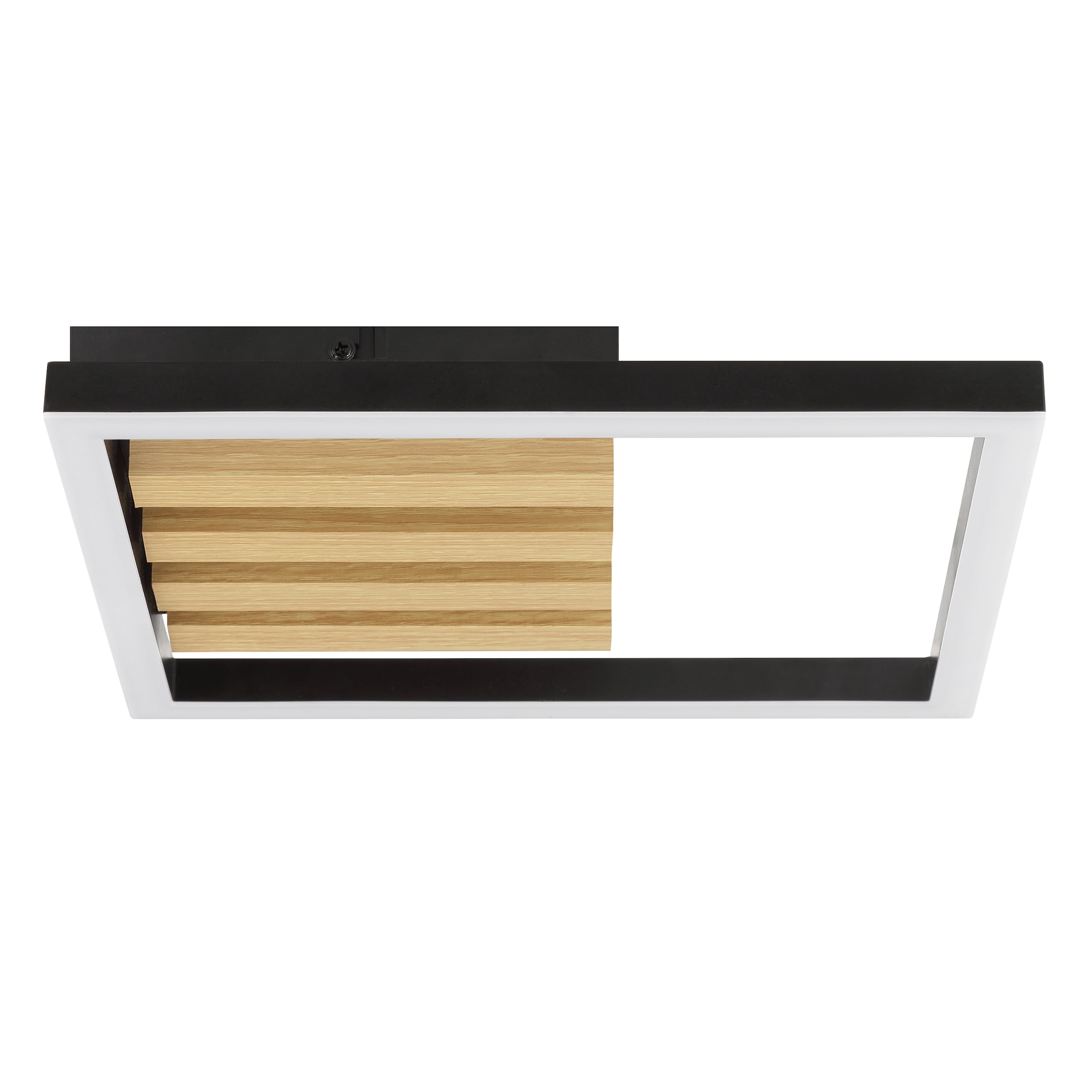 Brilliant LED Deckenleuchte »Calma« LED-Modul 1 Stk. Warmweiß 3000 K, dimmbar, Holz/Metall, schwarz
