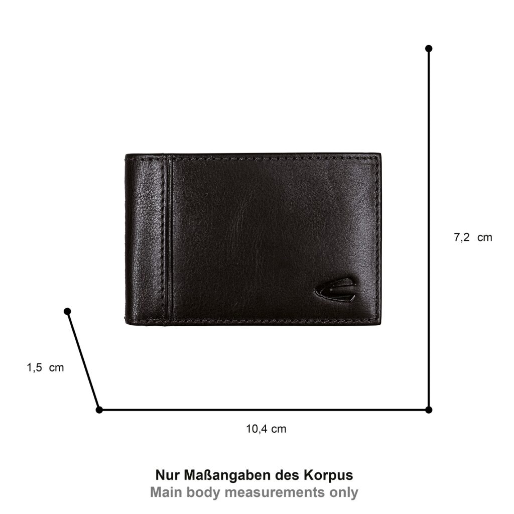 camel active Geldbörse »Pine« aus pflanzlich gegerbtem Rindsleder im kernigen Look mit RFID-Schutz