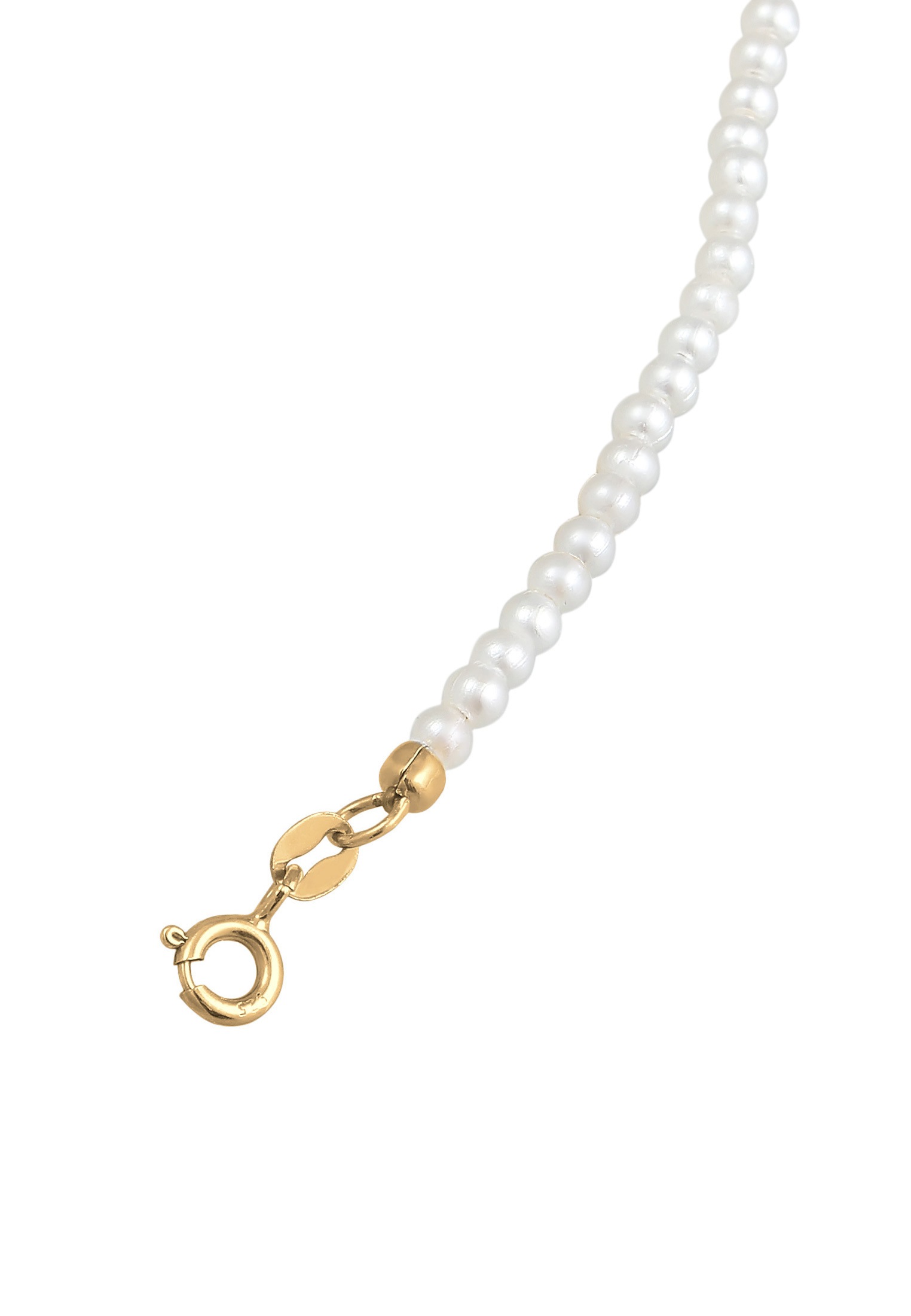 Elli Fußkette »Fußschmuck Perlen Synthetisch Klassik Basic 925 Silber«